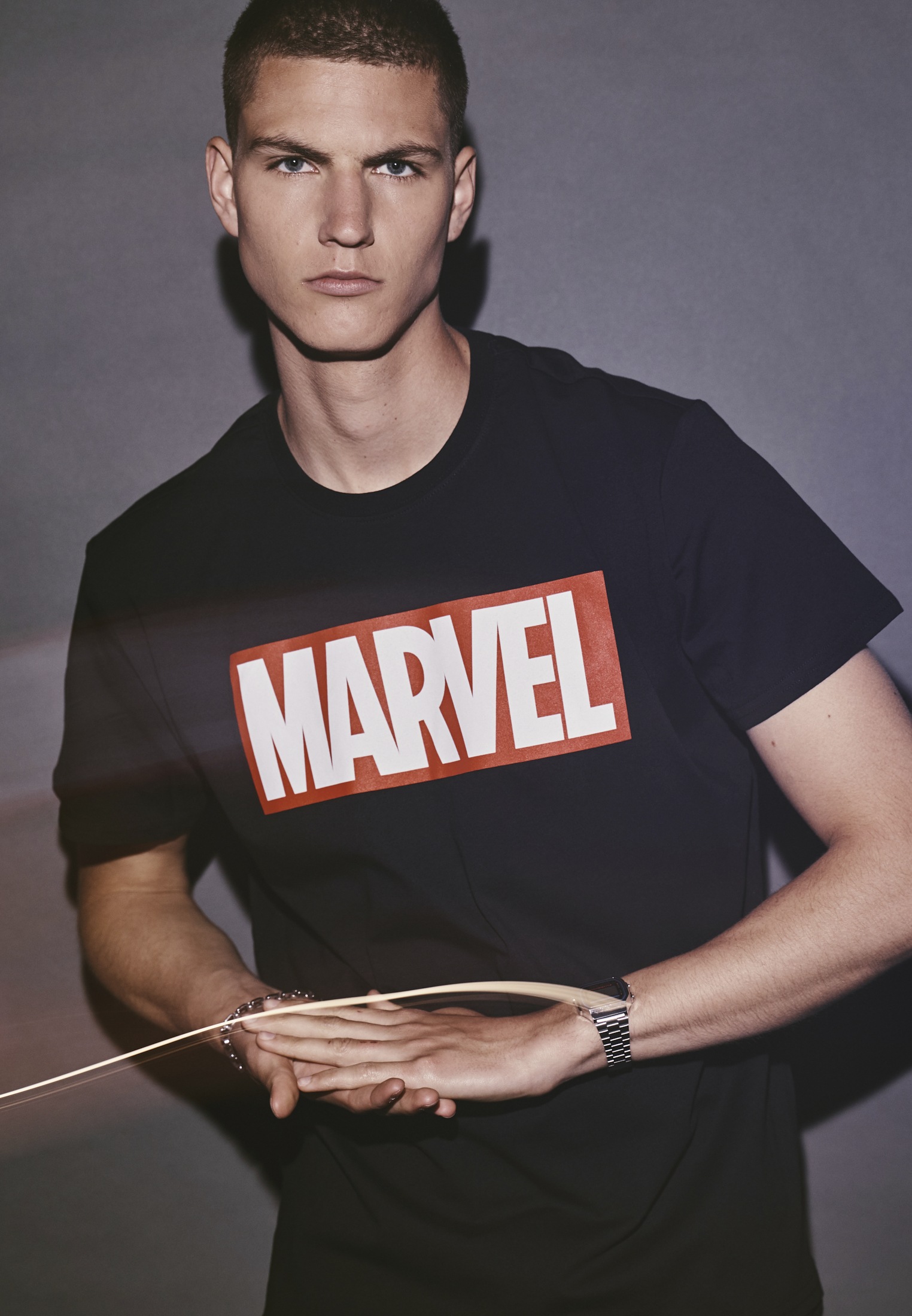 Merchcode T-Shirt "Merchcode Herren Marvel Logo Tee" 1 Stk. tlg. günstig online kaufen
