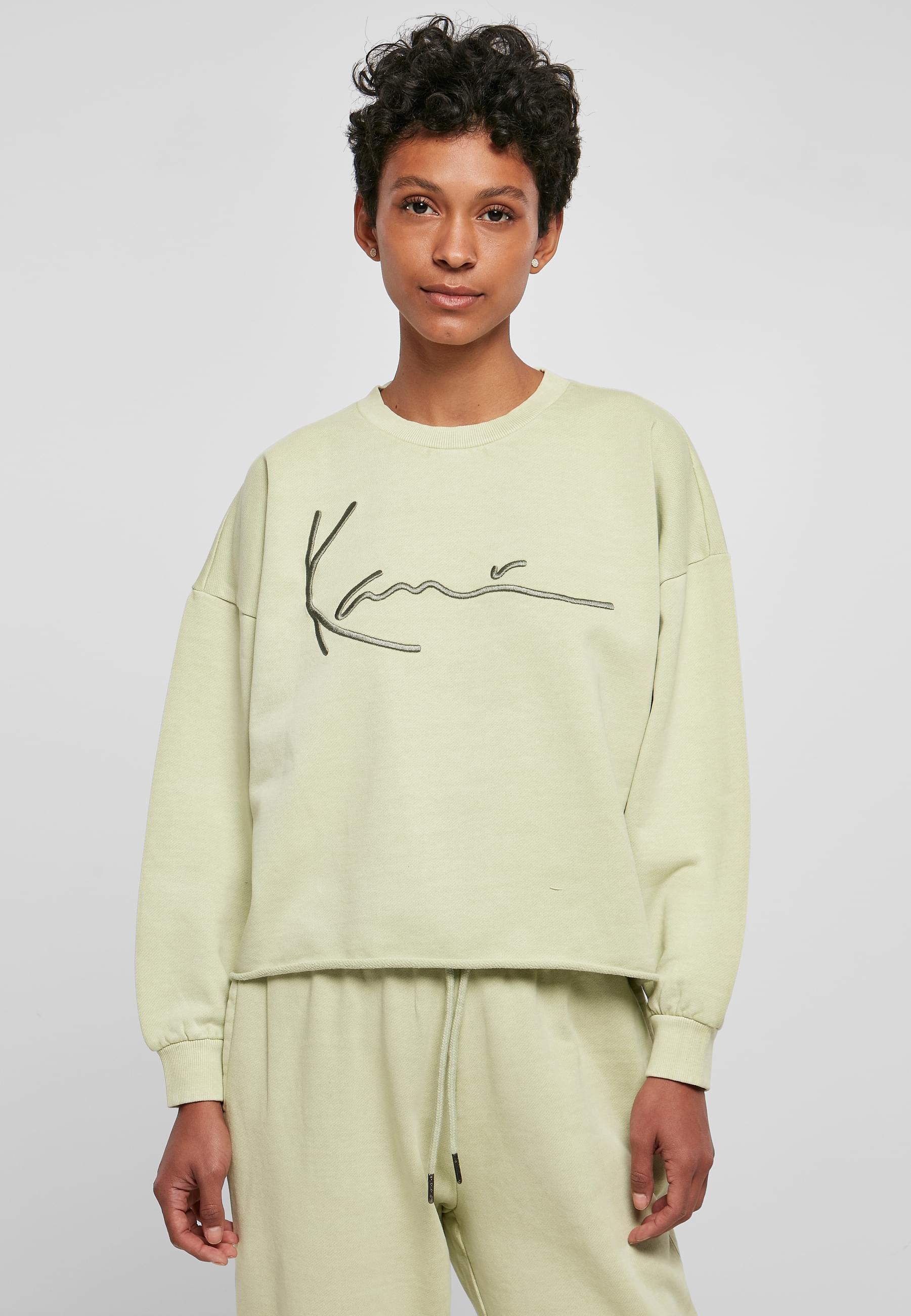 Karl Kani Sweatshirt »Karl Kani Damen KW222-052-1 Signature Washed Crew«, (1 tlg.)