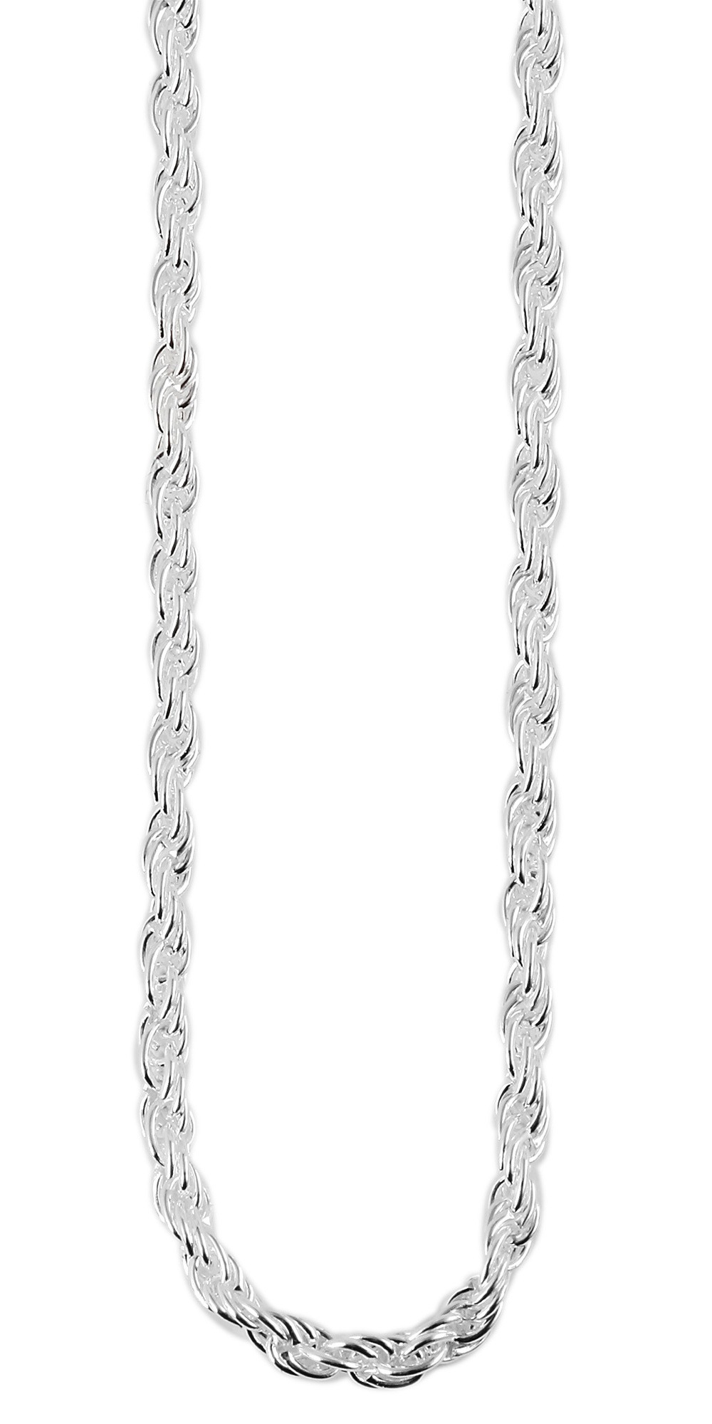 Adelia´s Kette ohne Anhänger »Damen Halskette – Kordelkette aus Edelstahl 55+5« Eine schöne Geschenkidee für jeden Anlass