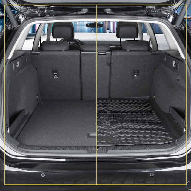 WALSER Kofferraummatte »XTR«, VW-Seat, Alhambra-Sharan, Großr.lim., z.B.  für Seat Alhambra II (7N), 7-Sitzer, 3. Reihe geklappt auf Rechnung | BAUR