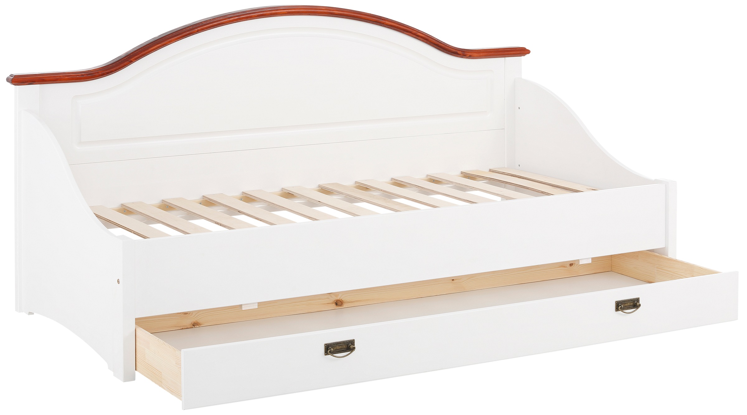 OTTO home Daybett "Konrad" stabile Konstruktion aus massiver Kiefer, mit Ro günstig online kaufen