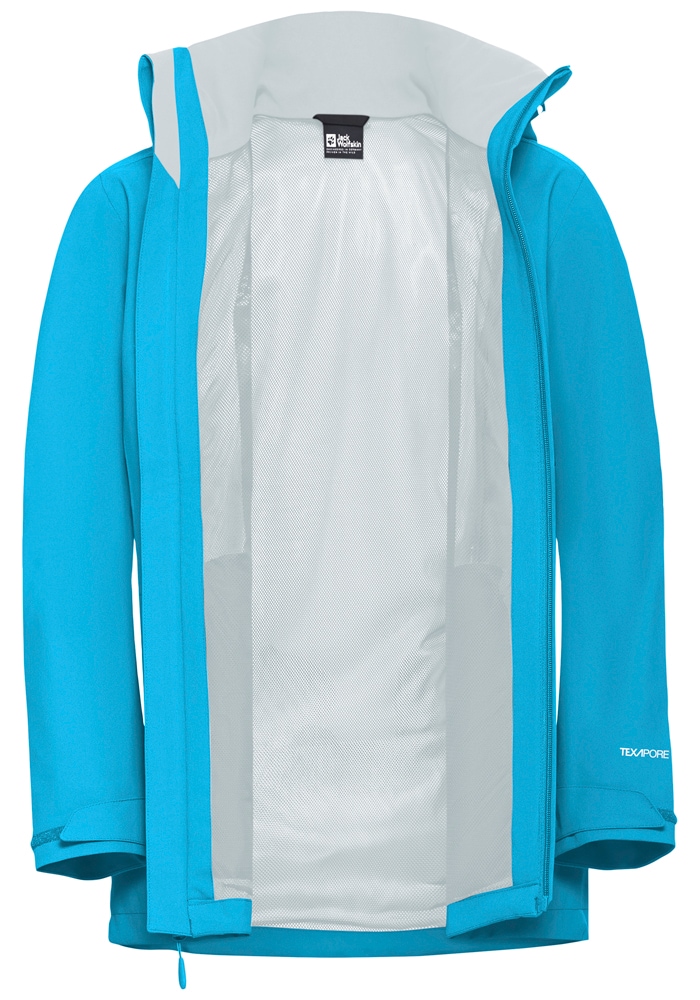Jack Wolfskin Funktionsjacke »TRAILTIME 2L JKT W« mit Kapuze Wetterschutzjacke, wasser-und winddicht, atmungsaktiv
