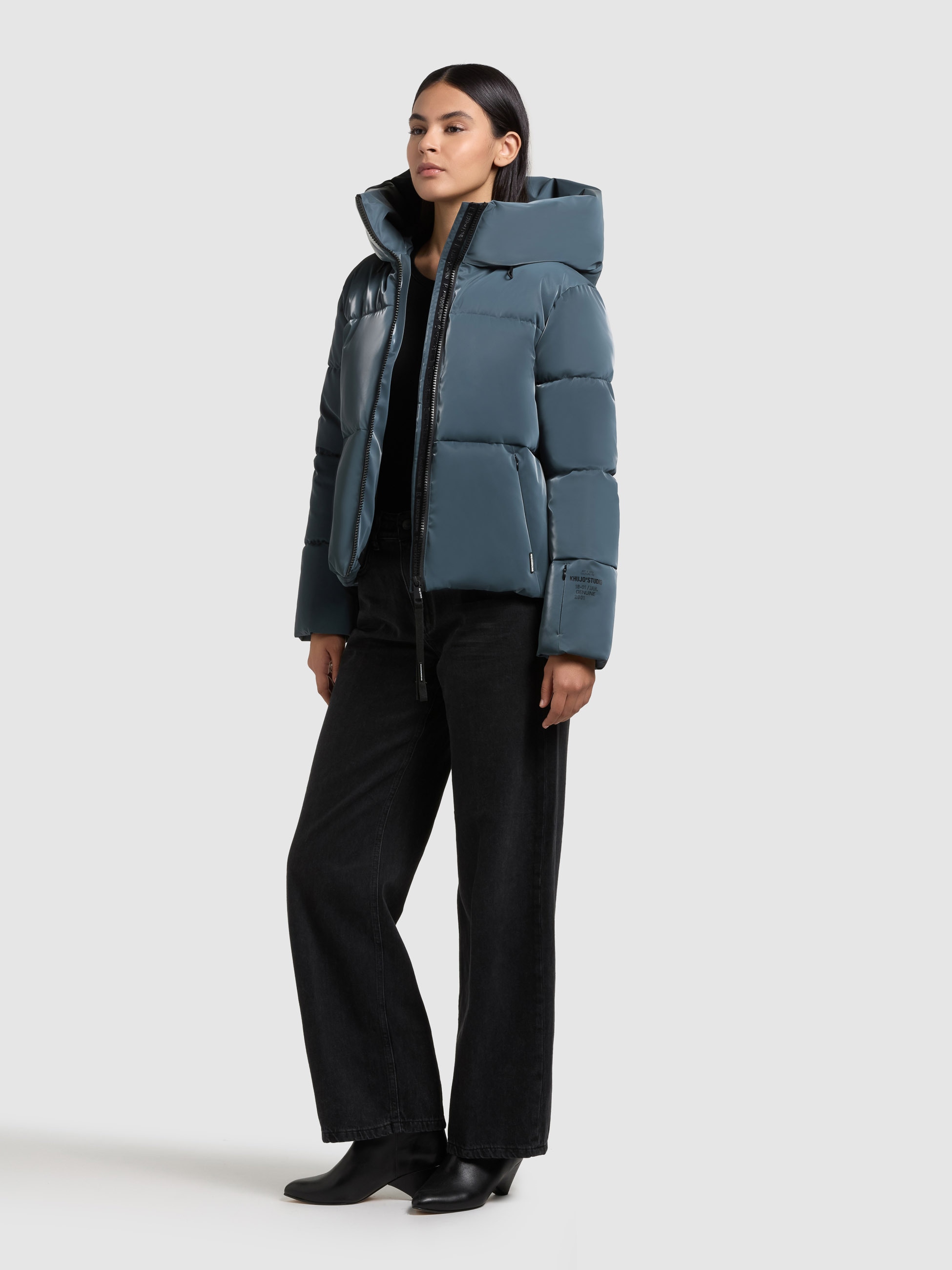 khujo Steppjacke »AUDREY SHINY« mit Kapuze