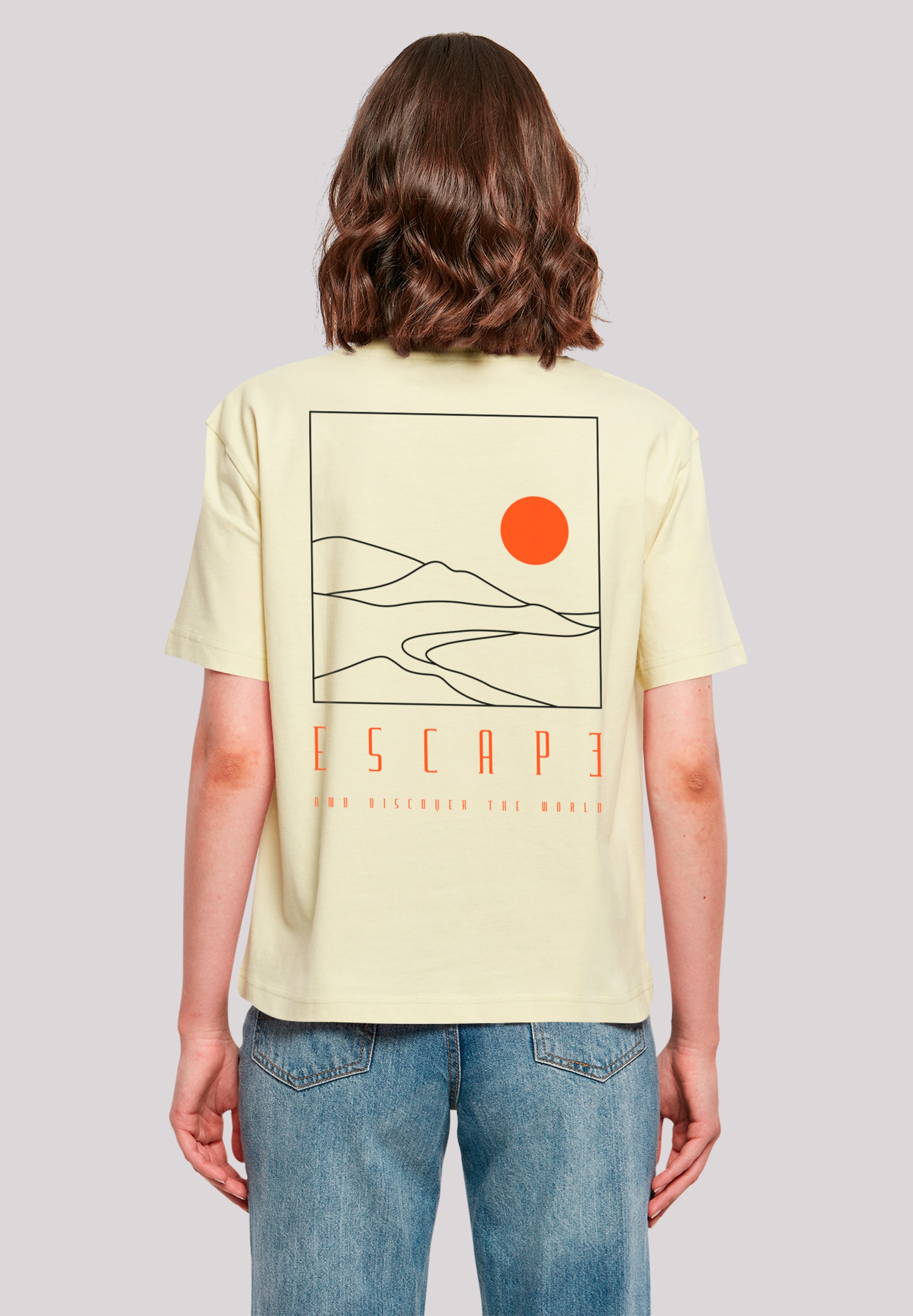 F4NT4STIC T-Shirt »Escape Discover the World Landscape« Discover the World