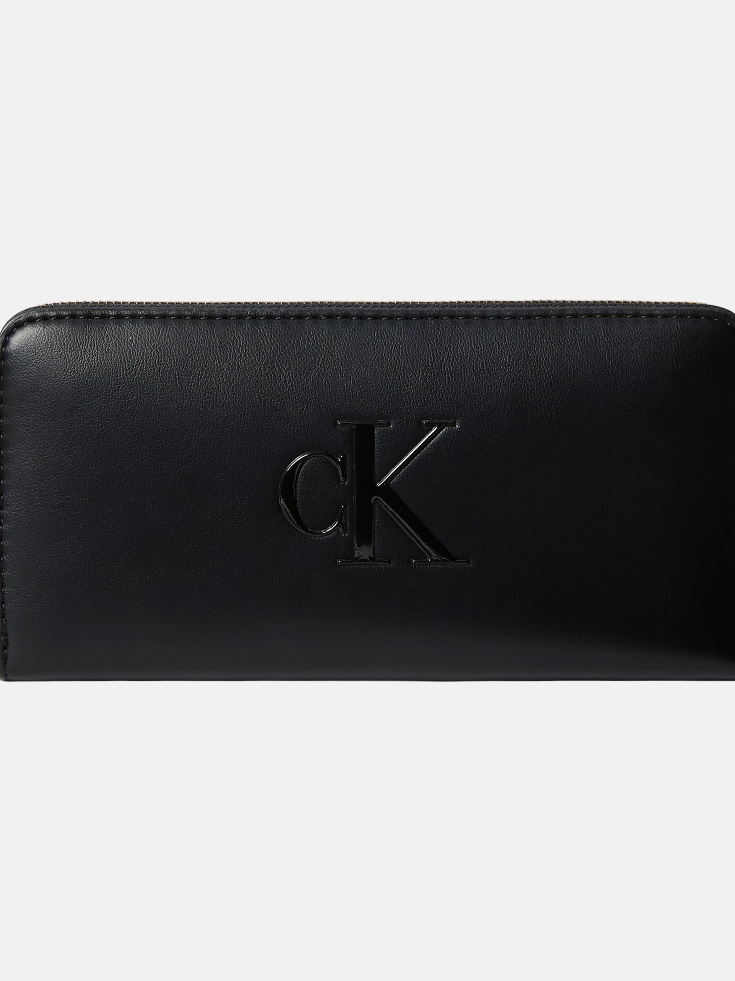 Calvin Klein Geldbörse "RAISED CK LONG ZIP AROUND", Damen Geldbeutel, Porte günstig online kaufen