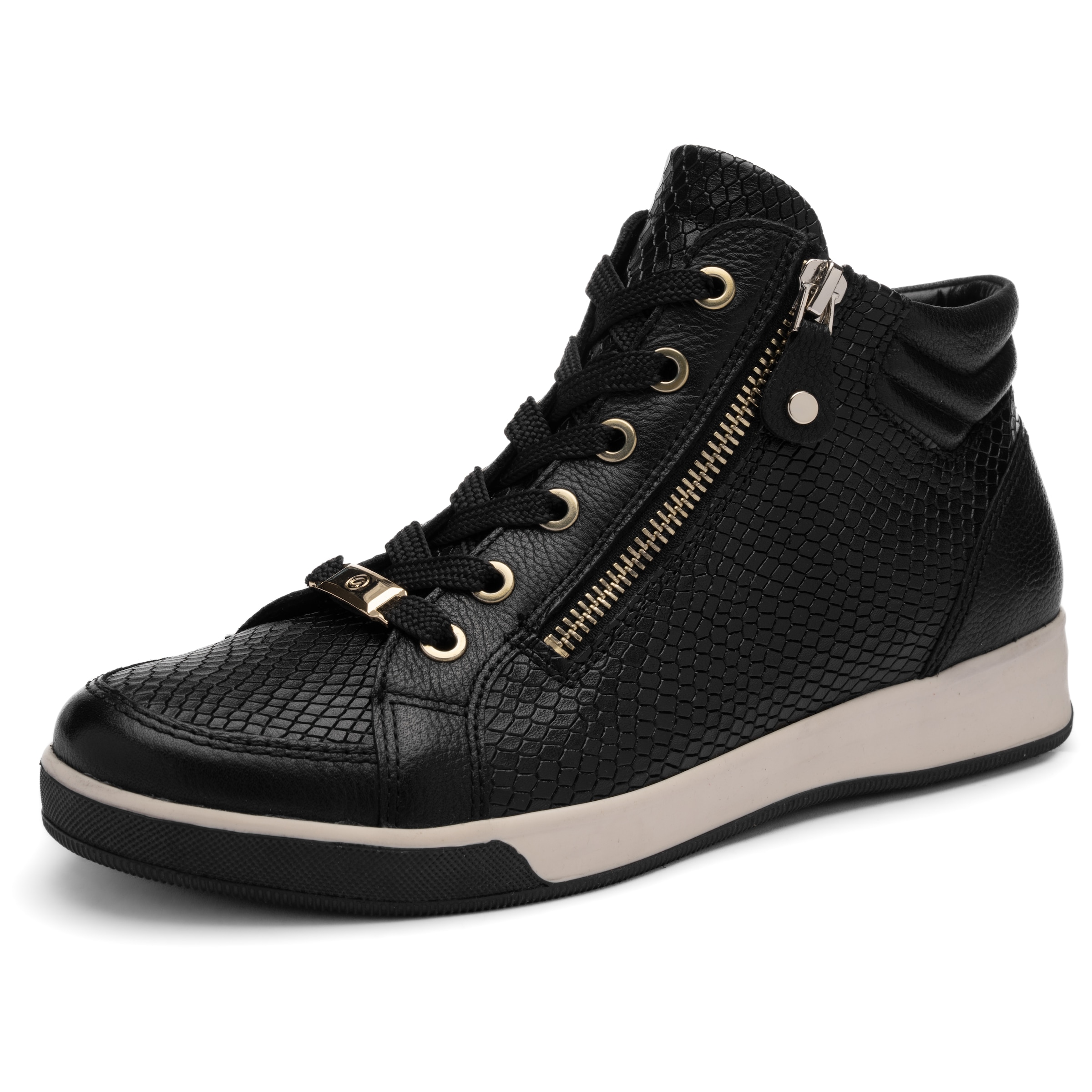 ARA ROM High-Top Sneaker Black 37 6