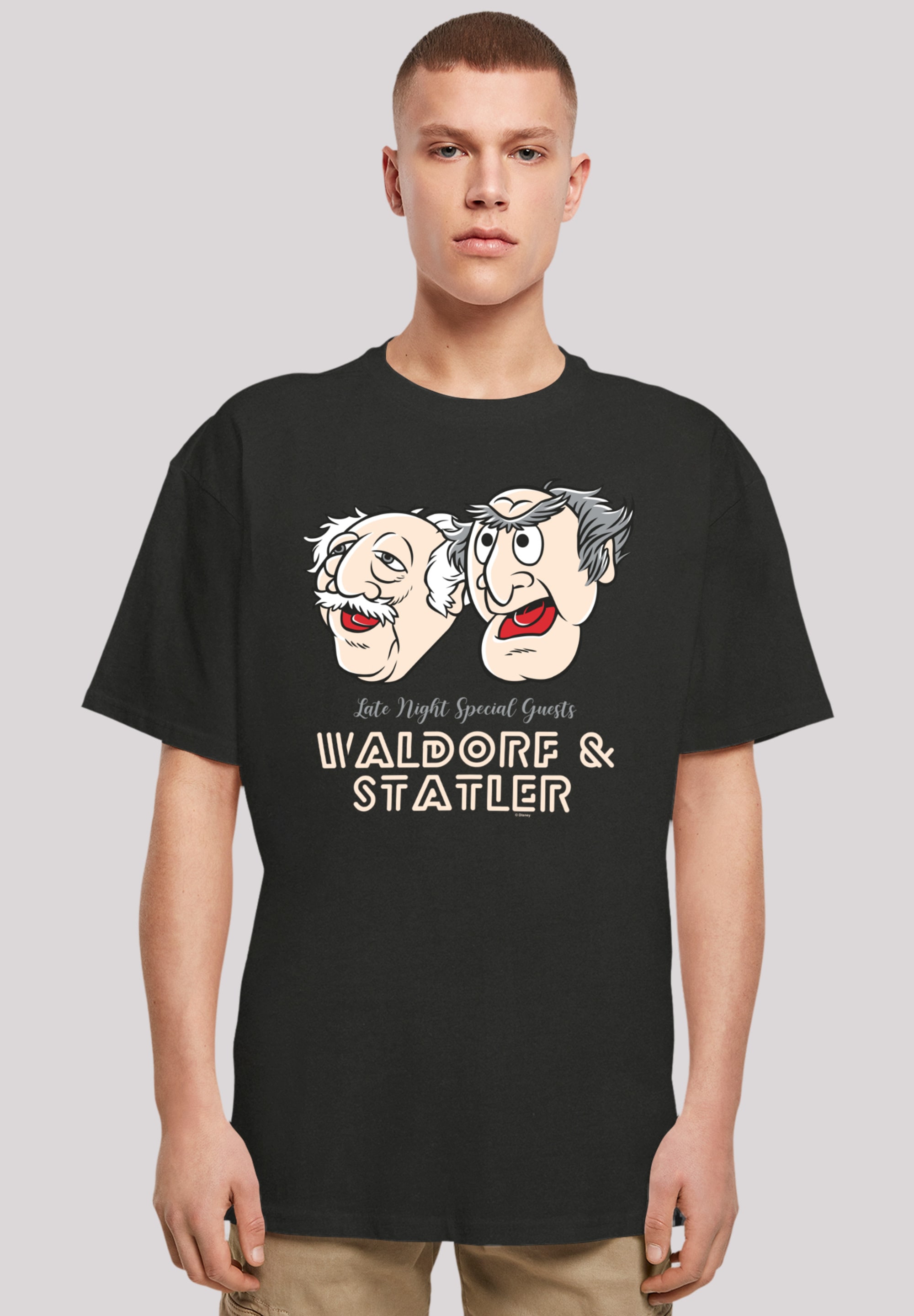 F4NT4STIC T-Shirt "Disney Muppets Late Night Waldorf & Statler", Premium Qu günstig online kaufen