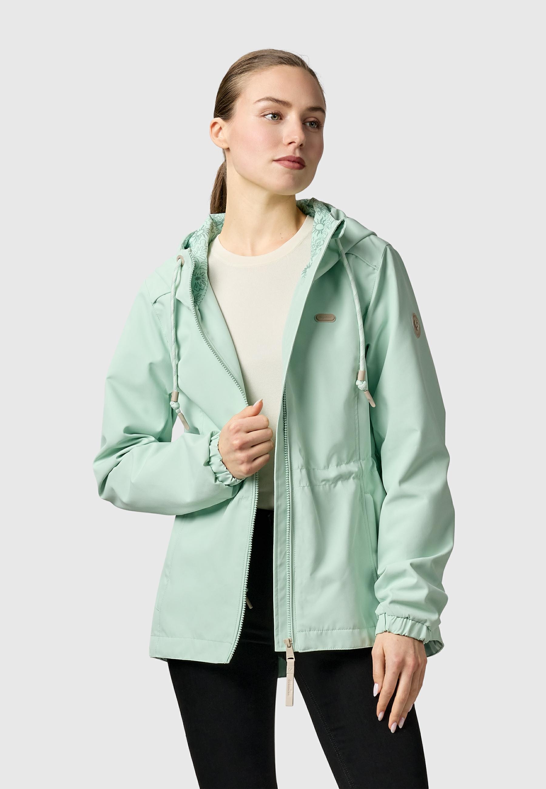 Ragwear Funktionsjacke »Dankka« mit Kapuze Funktionelle Übergangsjacke mit Taillenzugkordel