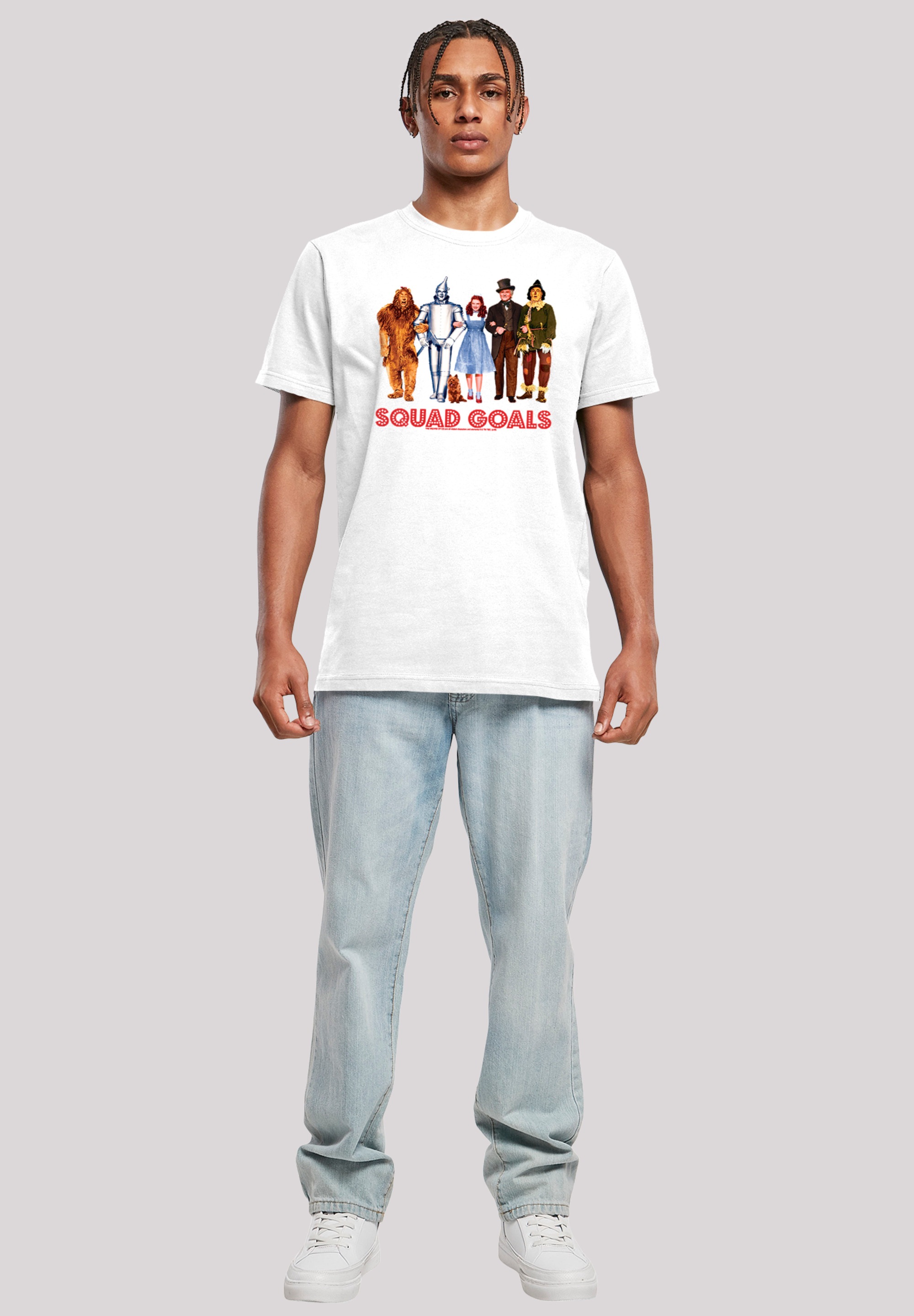 F4NT4STIC T-Shirt »Disney Wizard of Oz Squad Goals«, Herren,Premium Merch,Regular-Fit,Basic,Bedruckt