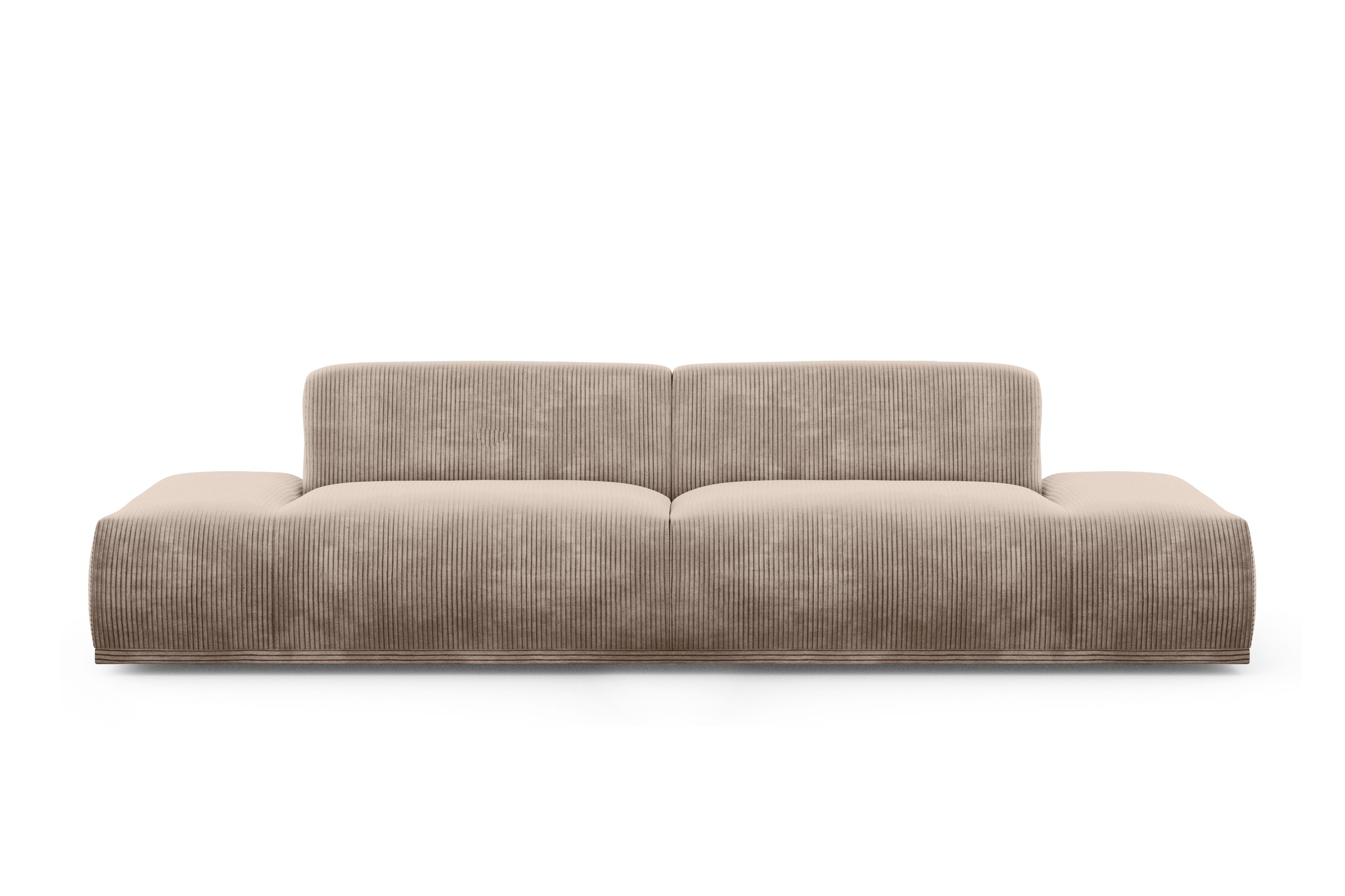 TRENDMANUFAKTUR Big-Sofa »Braga, toller Sitzkomfort, Designsofa«, in moderner Optik, mit hochwertigem Kaltschaum