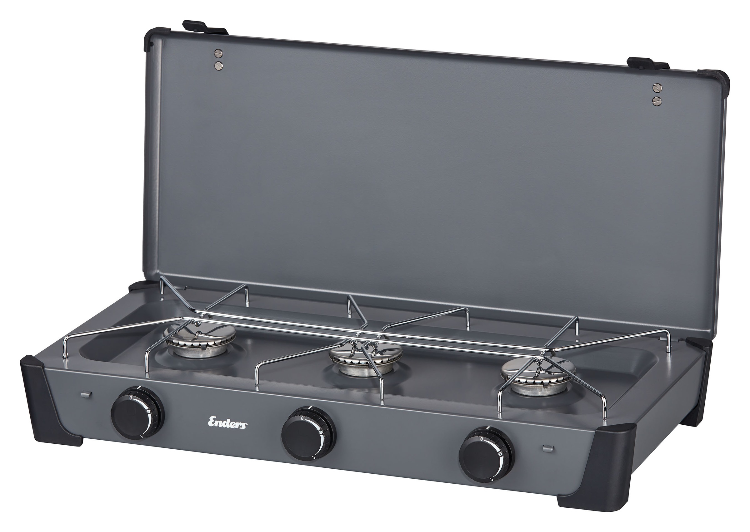 Enders® Gaskocher »Bondy 3 Z«, Stahl-Edelstahl, 28 cmx61 cm, Campingkocher mit 3 leistungsstarken Brennern