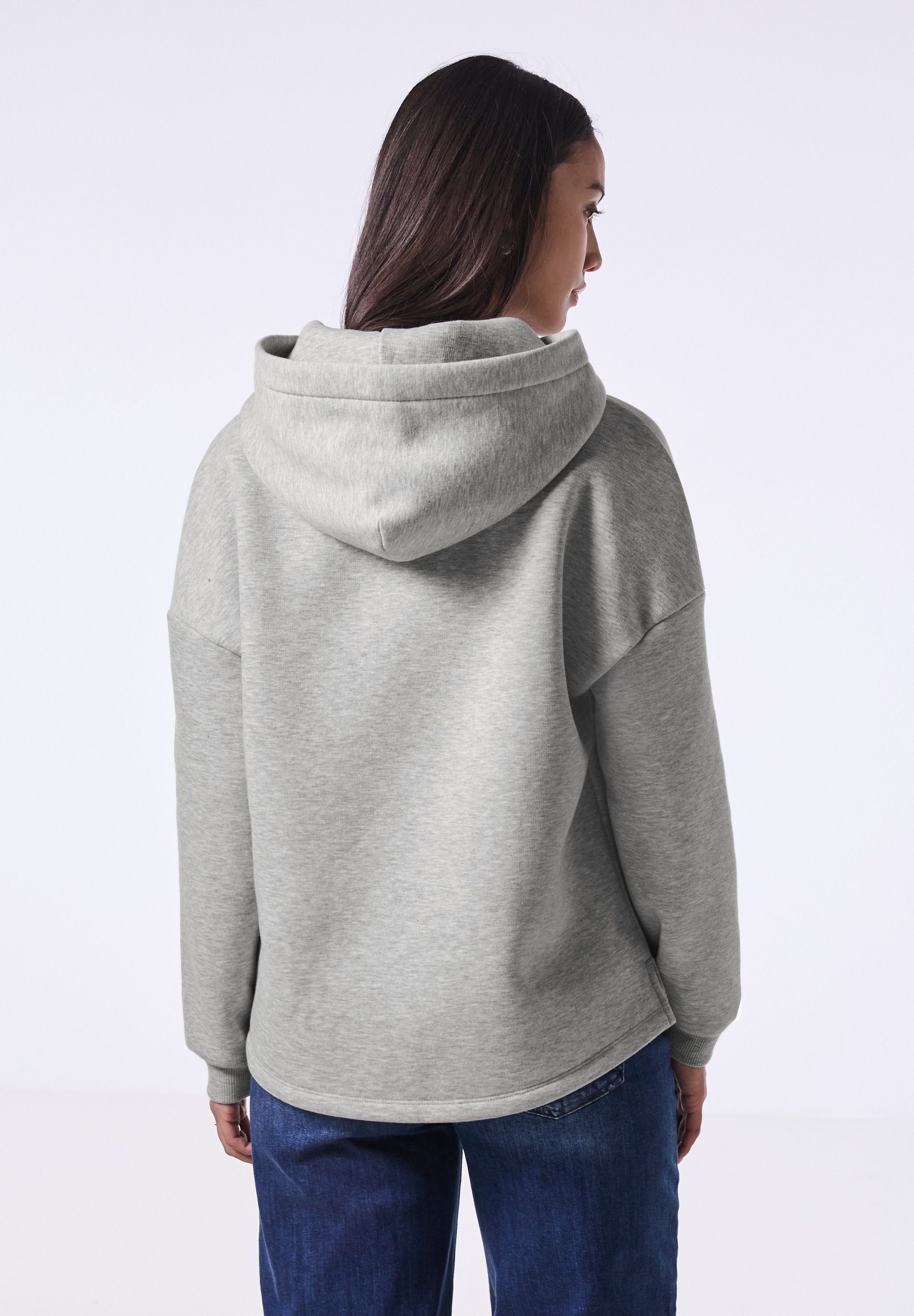 STREET ONE STUDIO Kapuzenpullover, im soften Baumwoll-Mix