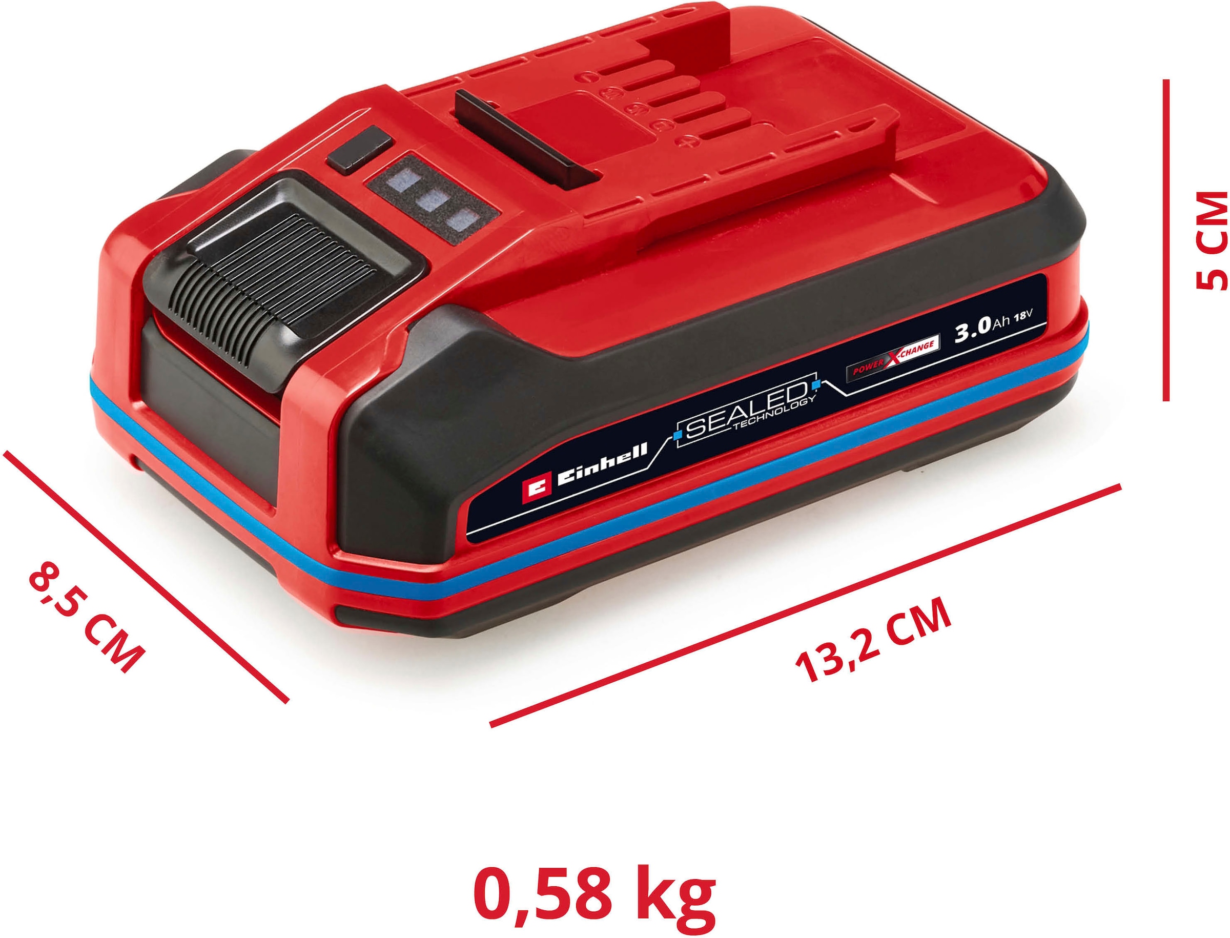 Einhell Akku »»SEALED PXC Plus A1««, 18 V, 3 Ah