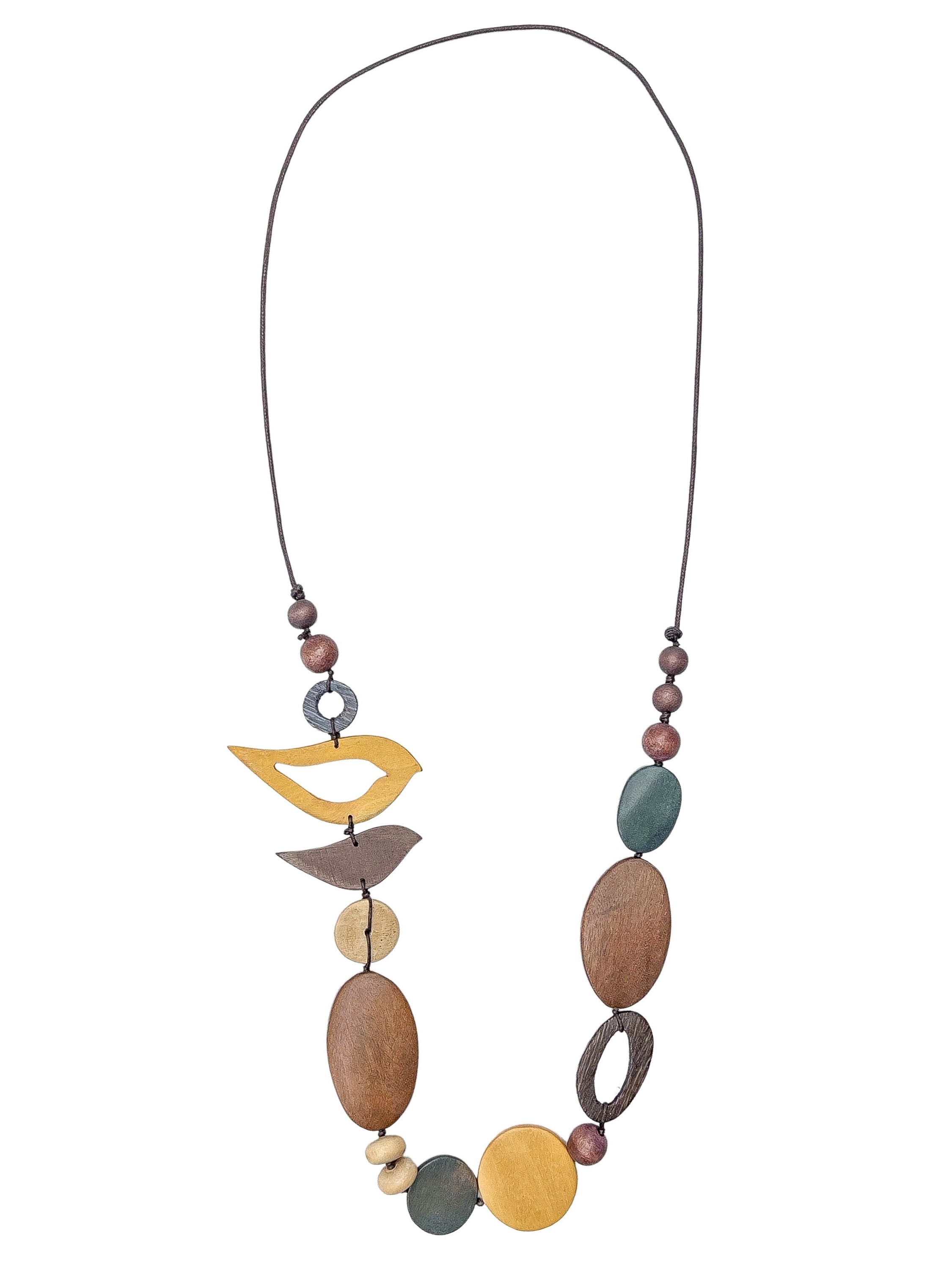 COLLEZIONE ALESSANDRO Lange Kette "Birds" aus Holzperlen in verschiedenen F günstig online kaufen