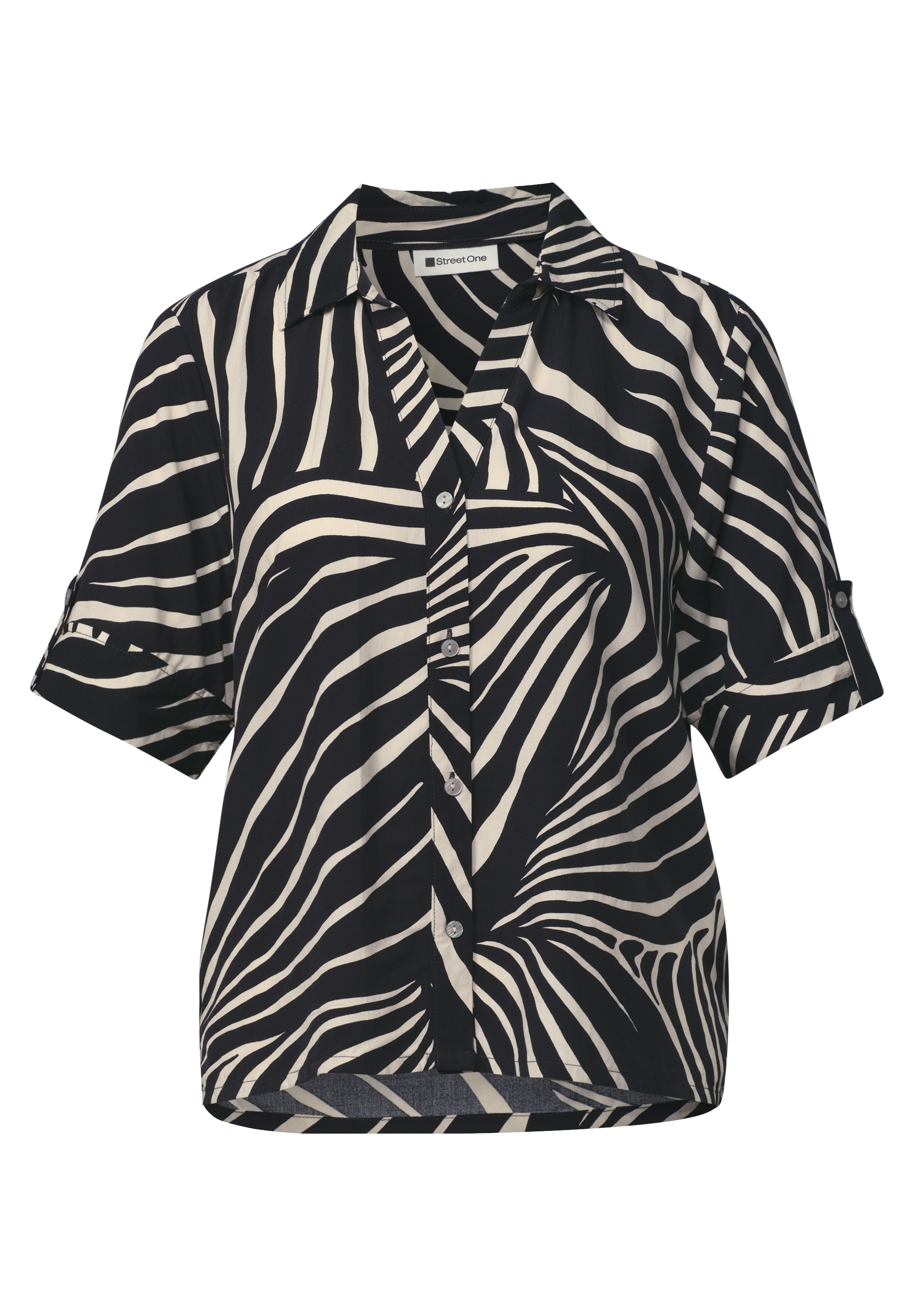 STREET ONE Hemdbluse aus softer Viskose