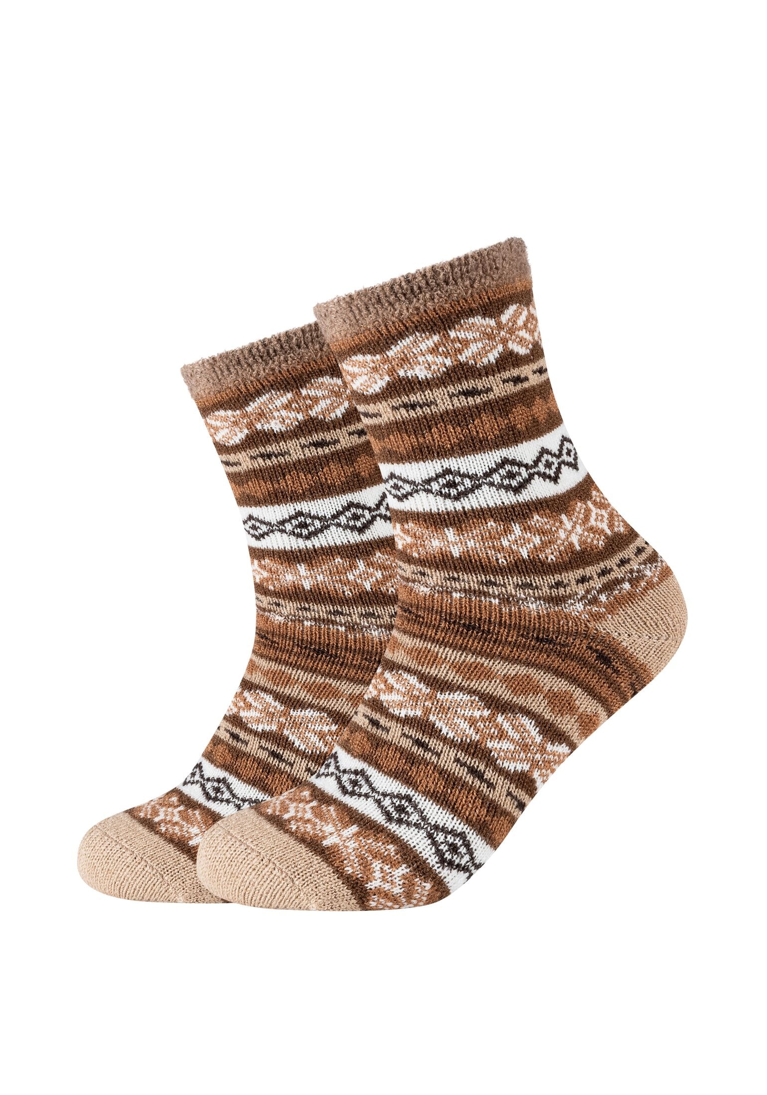Camano Socken »Socken Cosy Norweger Kuschelsocken Flauschig Warm Damen«