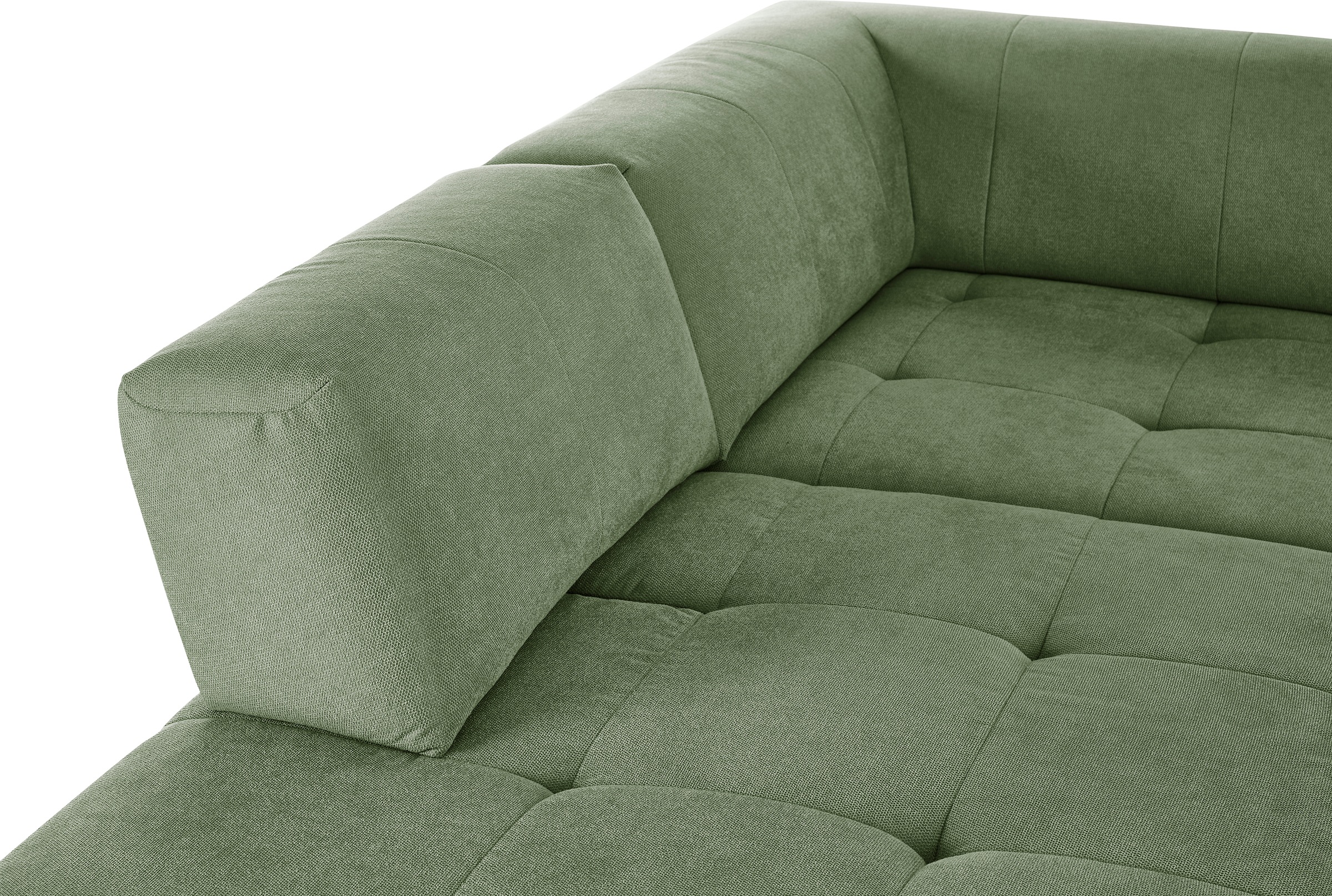 3C Candy Ecksofa »Yoshy Komfortsofa, bequem und modern, hochwertige Verarbeitungsdetails«, Zwei verschiedene Sitztiefen durch verstellbare Rückenlehne, L-Form