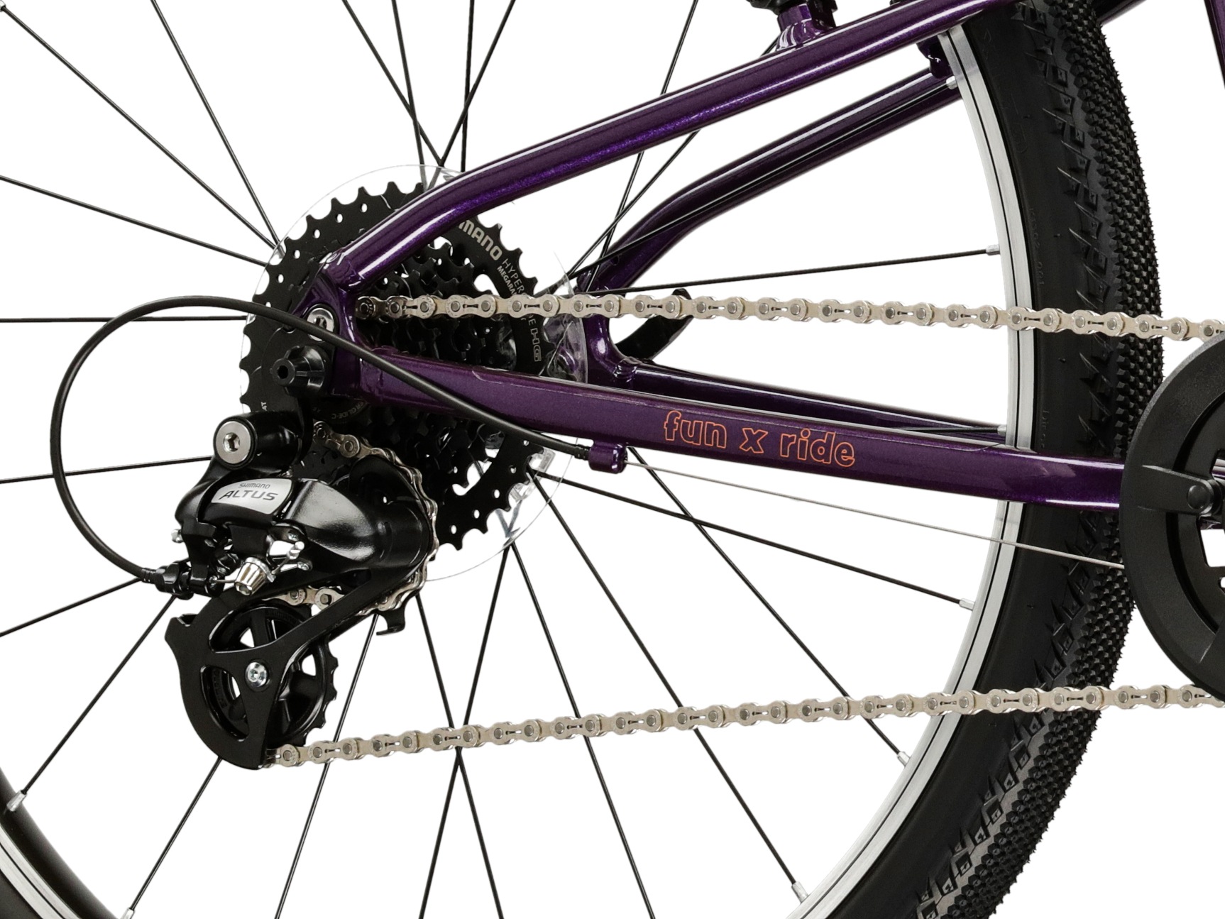 Kross Kinderfahrrad »KROSS Kinderrad 24" Lightweight Liftie 8 Gänge grün 2026« 8 Gang Shimano ALTUS RD-M310 Schaltwerk Kettenschaltung