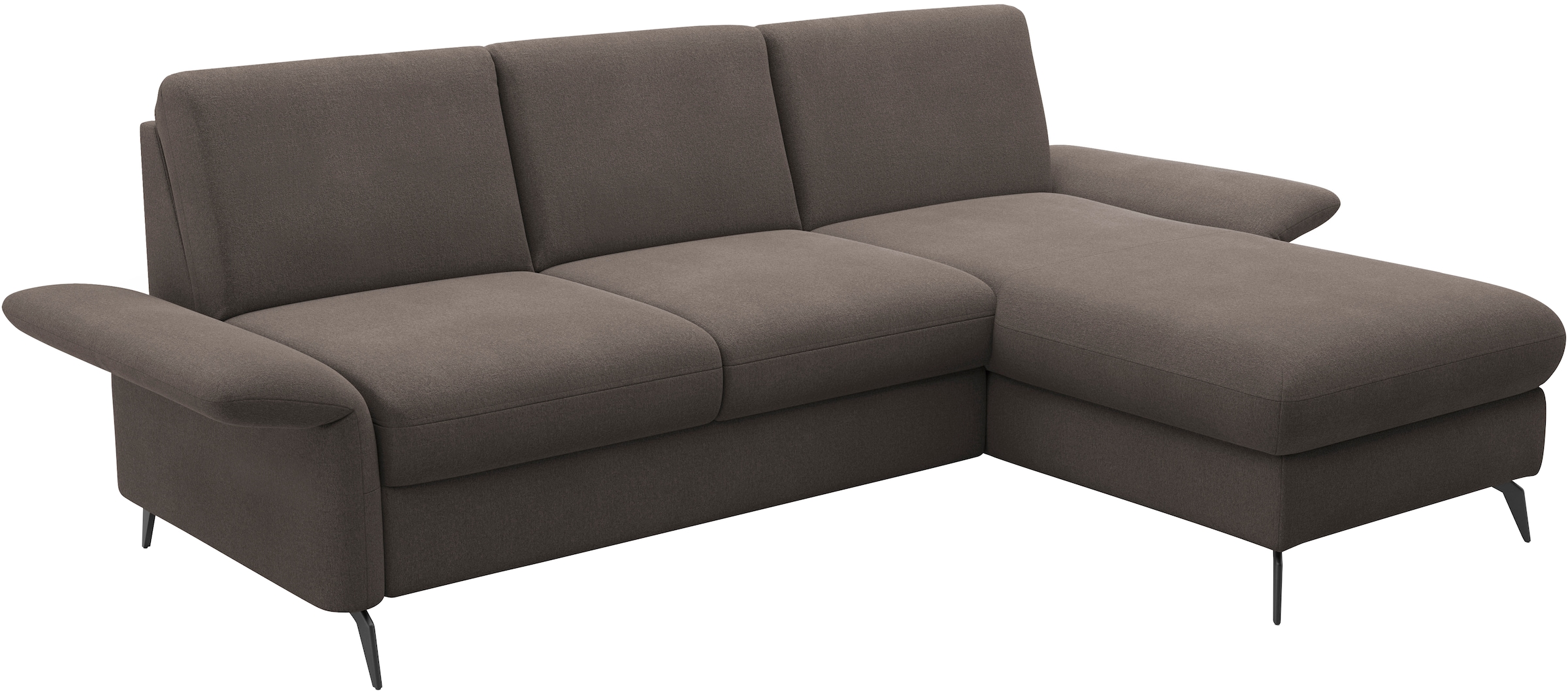 Home affaire Ecksofa »Rochelle«, optional: Armteilverstellung, klappbar, Bettkasen