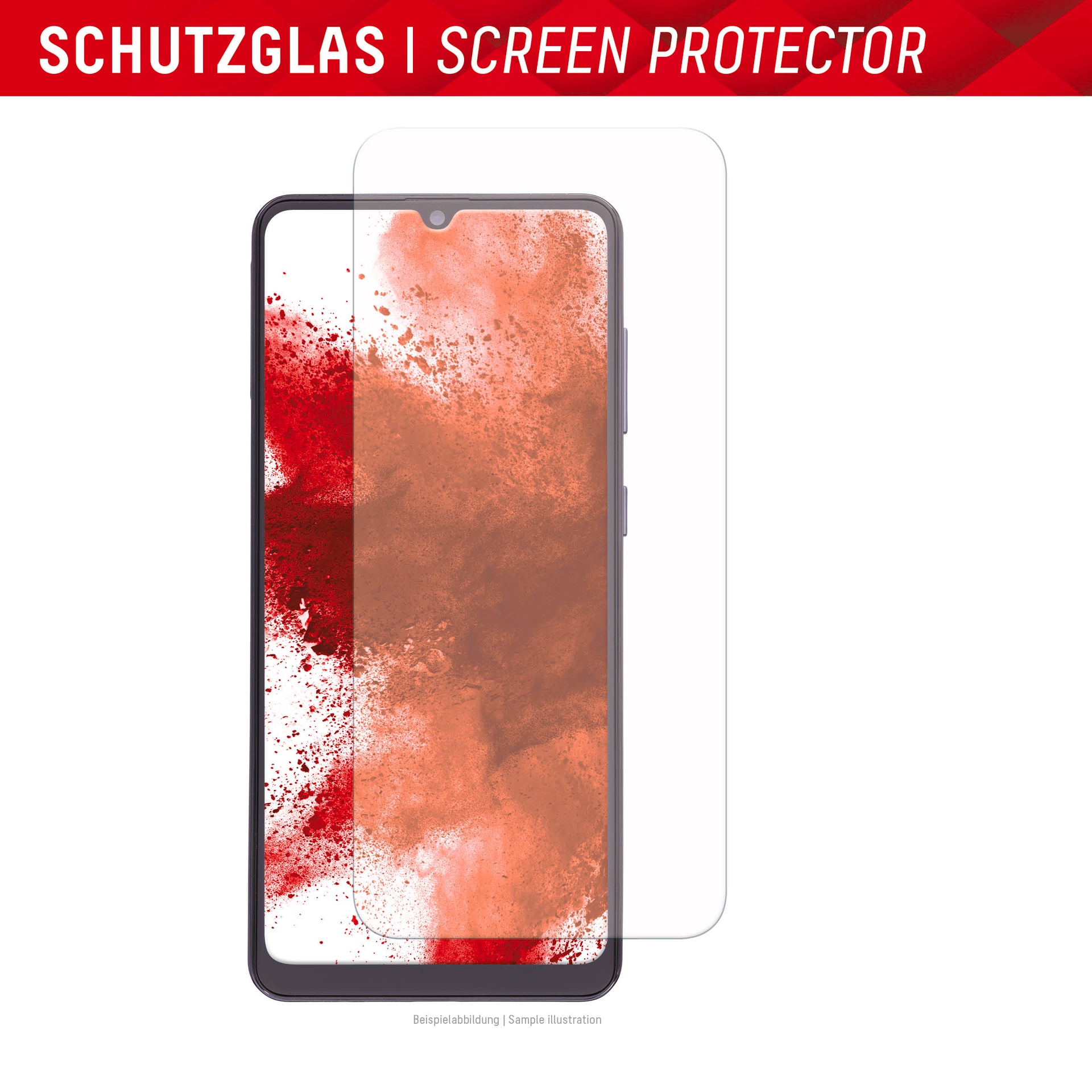 Displex Displayschutzglas »Smart Glass«, für Samsung Galaxy A24/A25, Displayschutzfolie, Schutzfolie, Bildschirmschutz, kratz- & stoßfest