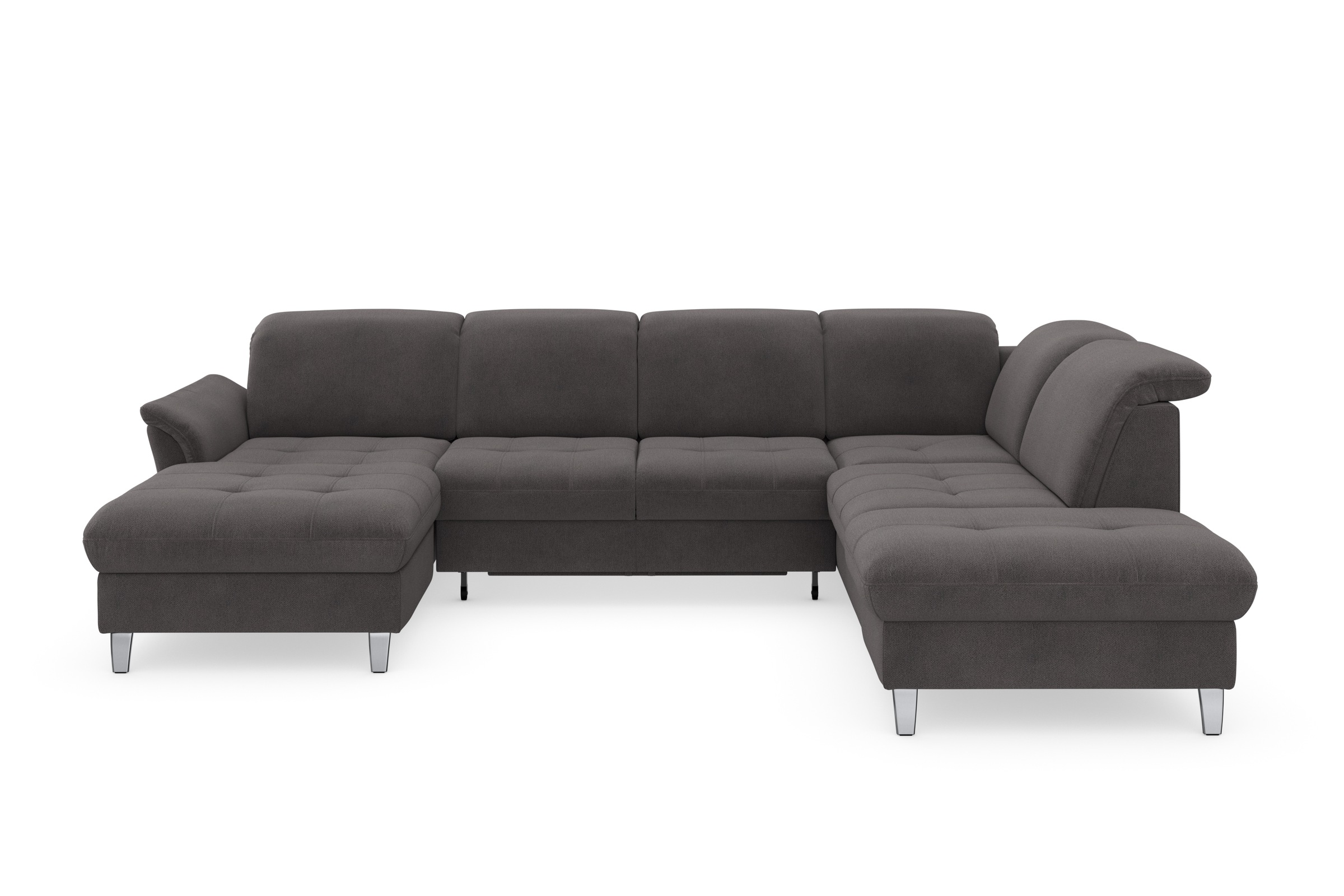 sit&more Wohnlandschaft »Maggiore U-Form«, wahlweise mit Kopfteilverstellung, Bettfunktion und Stauraum