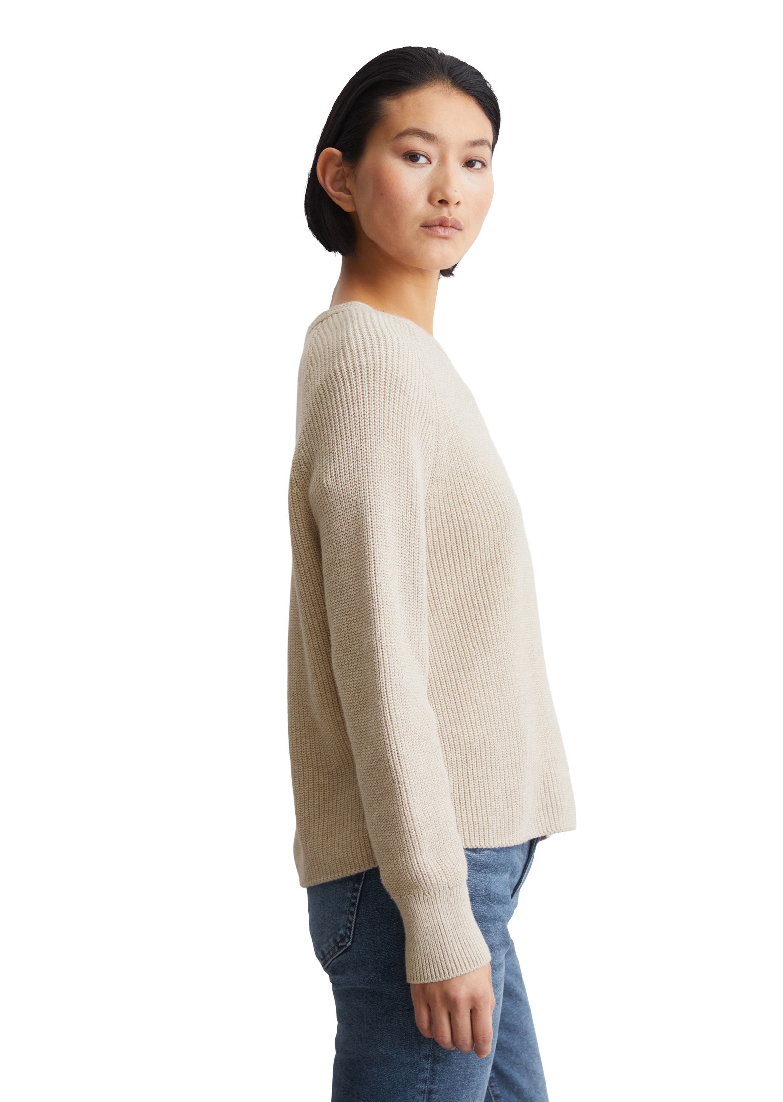 Marc O'Polo Strickpullover »aus Heavy-Weight-Organic-Cotton«