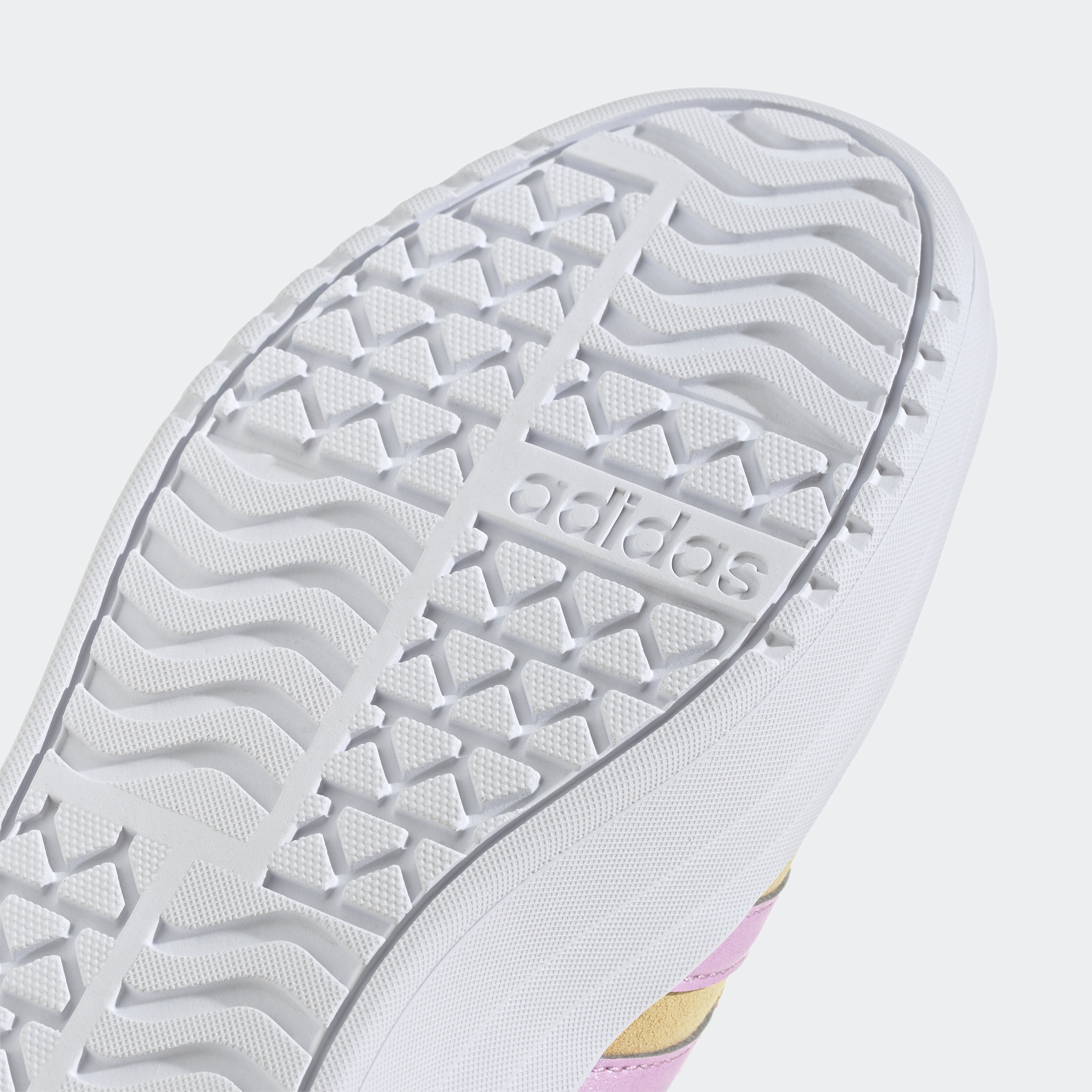 adidas Sportswear Plateausneaker »VL COURT BOLD LIFESTYLE KIDS«, Design auf den Spuren des adidas Gazelle Bold