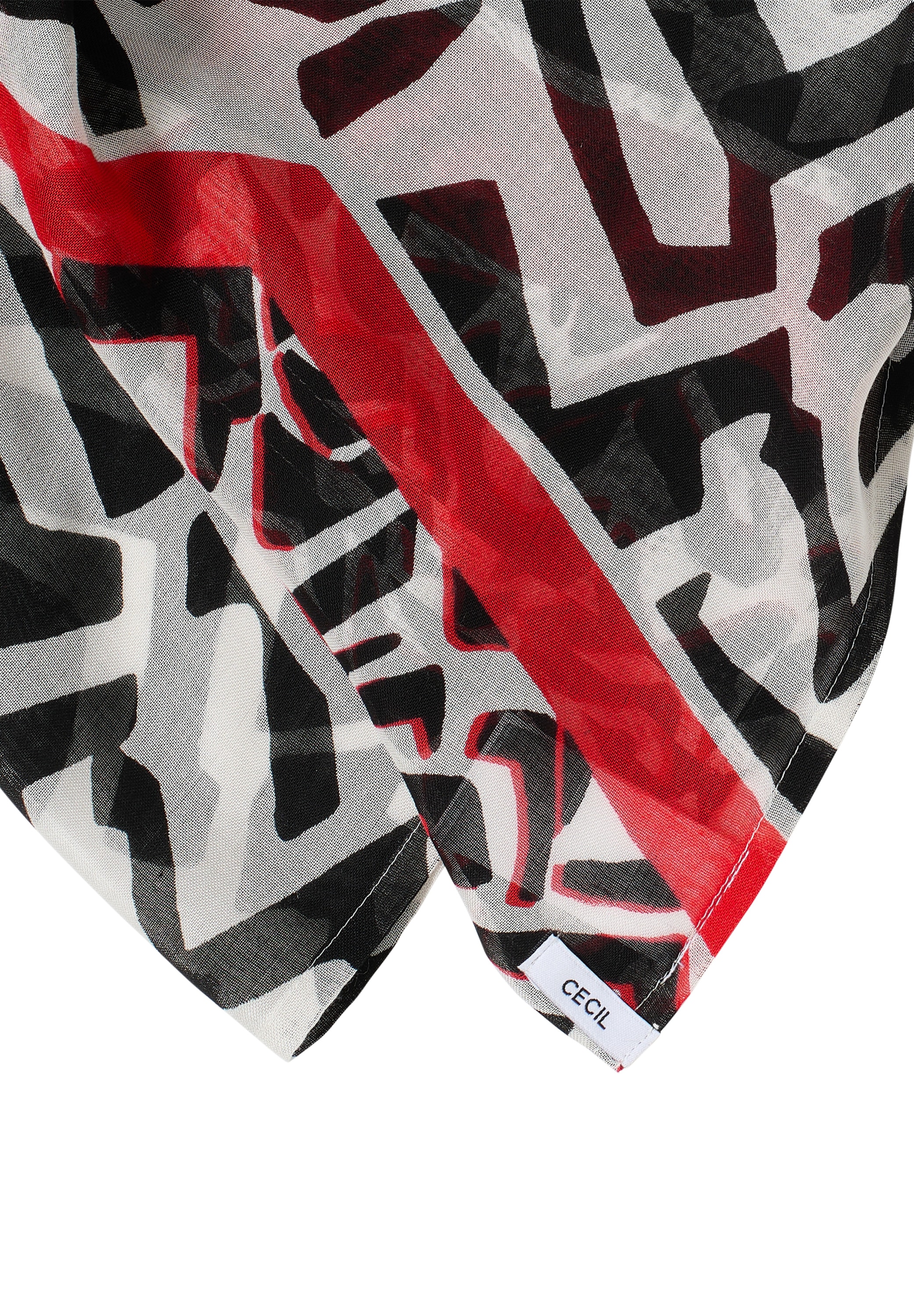 Cecil Loop mit grafischem Muster