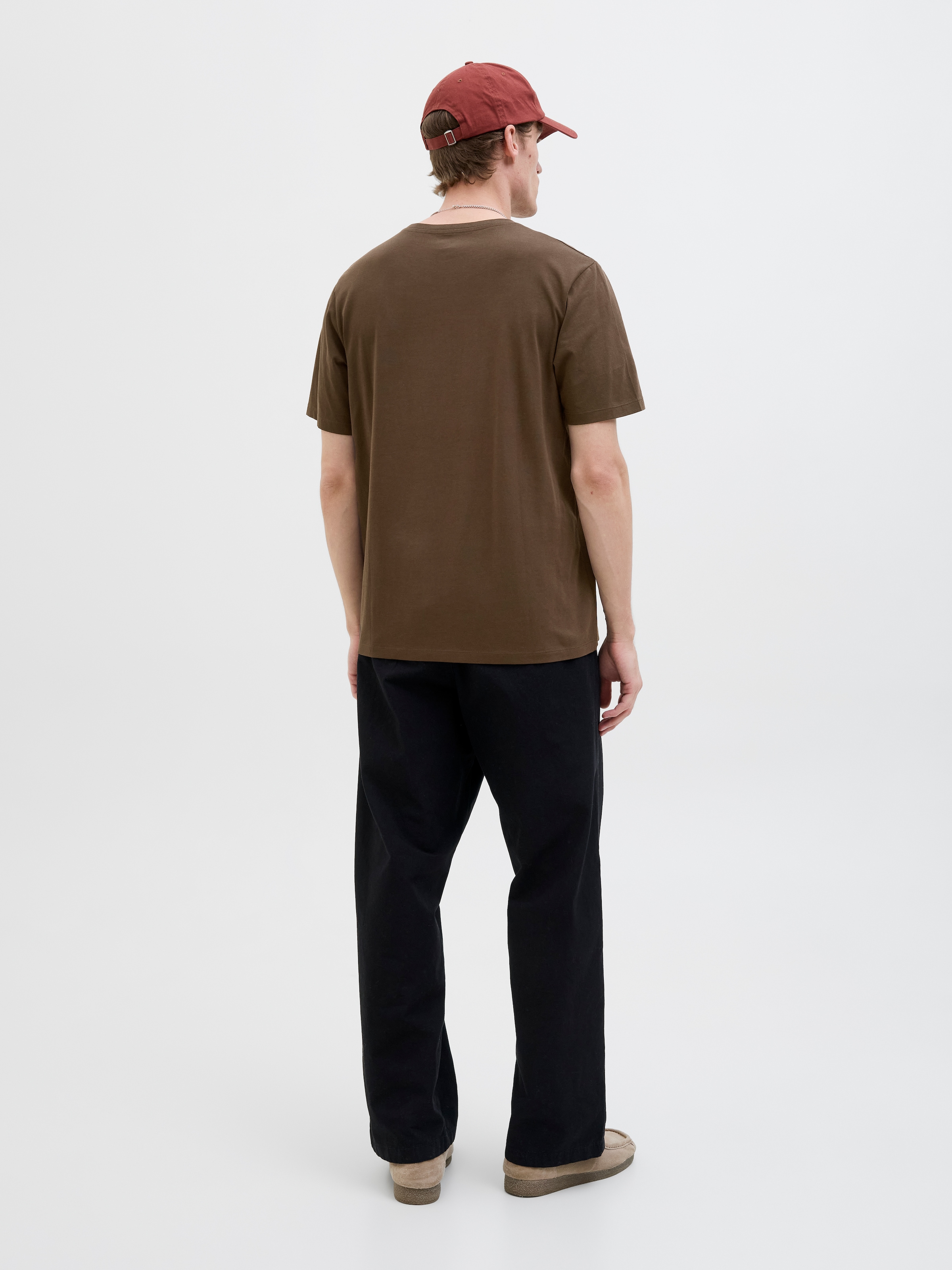 Jack & Jones Rundhalsshirt »JJEORGANIC BASIC TEE SS O-NECK NOOS«, mit Rundhalsausschnitt