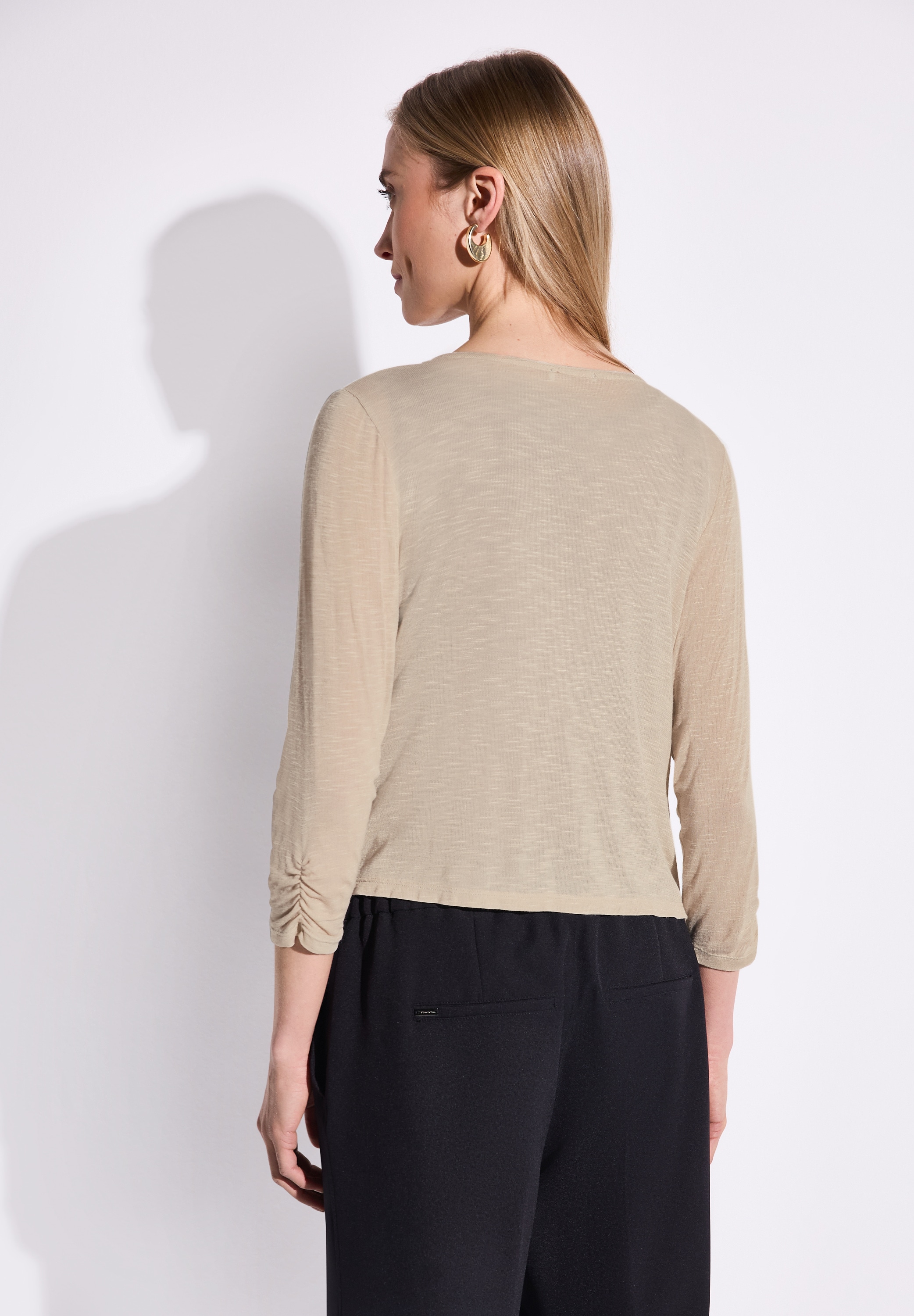 STREET ONE Shirtjacke »Style Suse«, mit 3/4-Ärmel