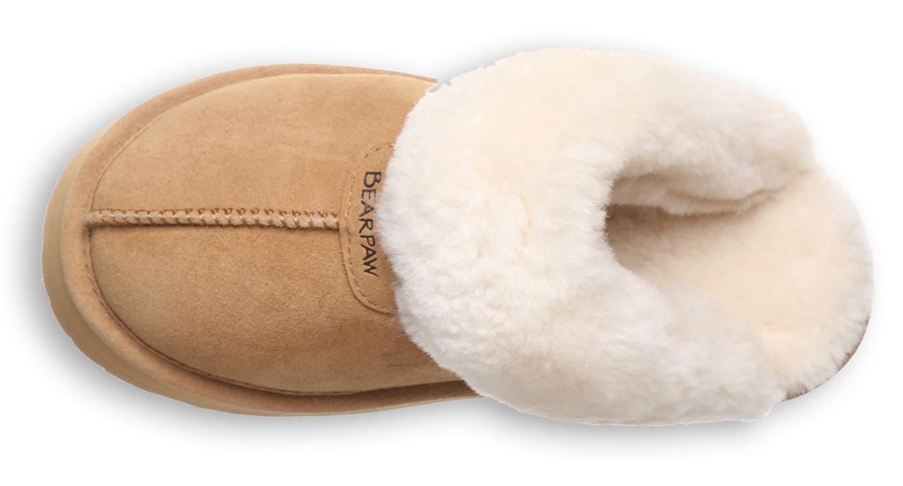 Bearpaw Hausschuh »RETRO PLATFORM LOKI«, Mules, Clog, Slides mit Plateausohle