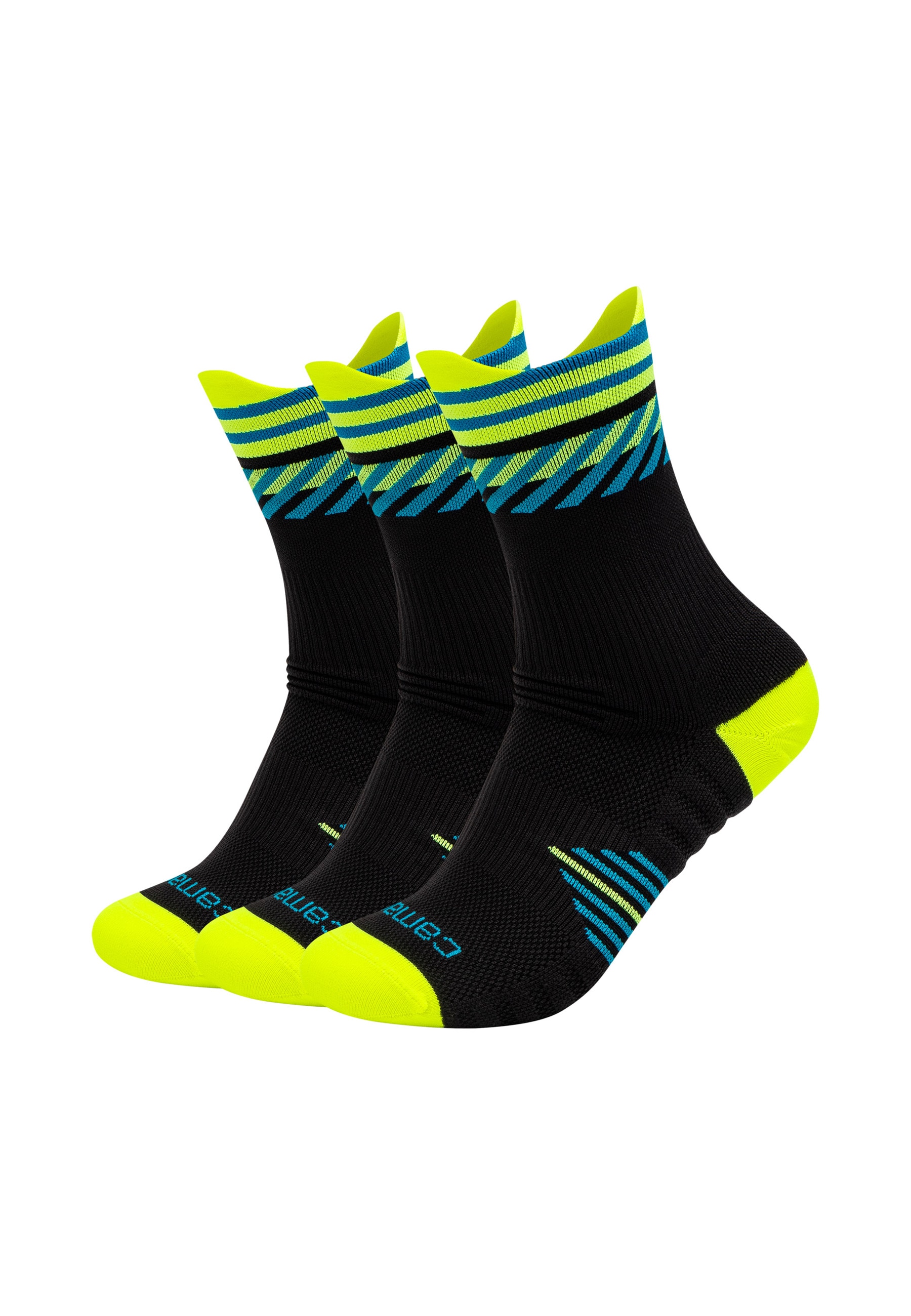 Camano "performance training light 3er Pack" 3er Pack Sportsocken mit optimalem Fußklima dank Mesheinsätzen
