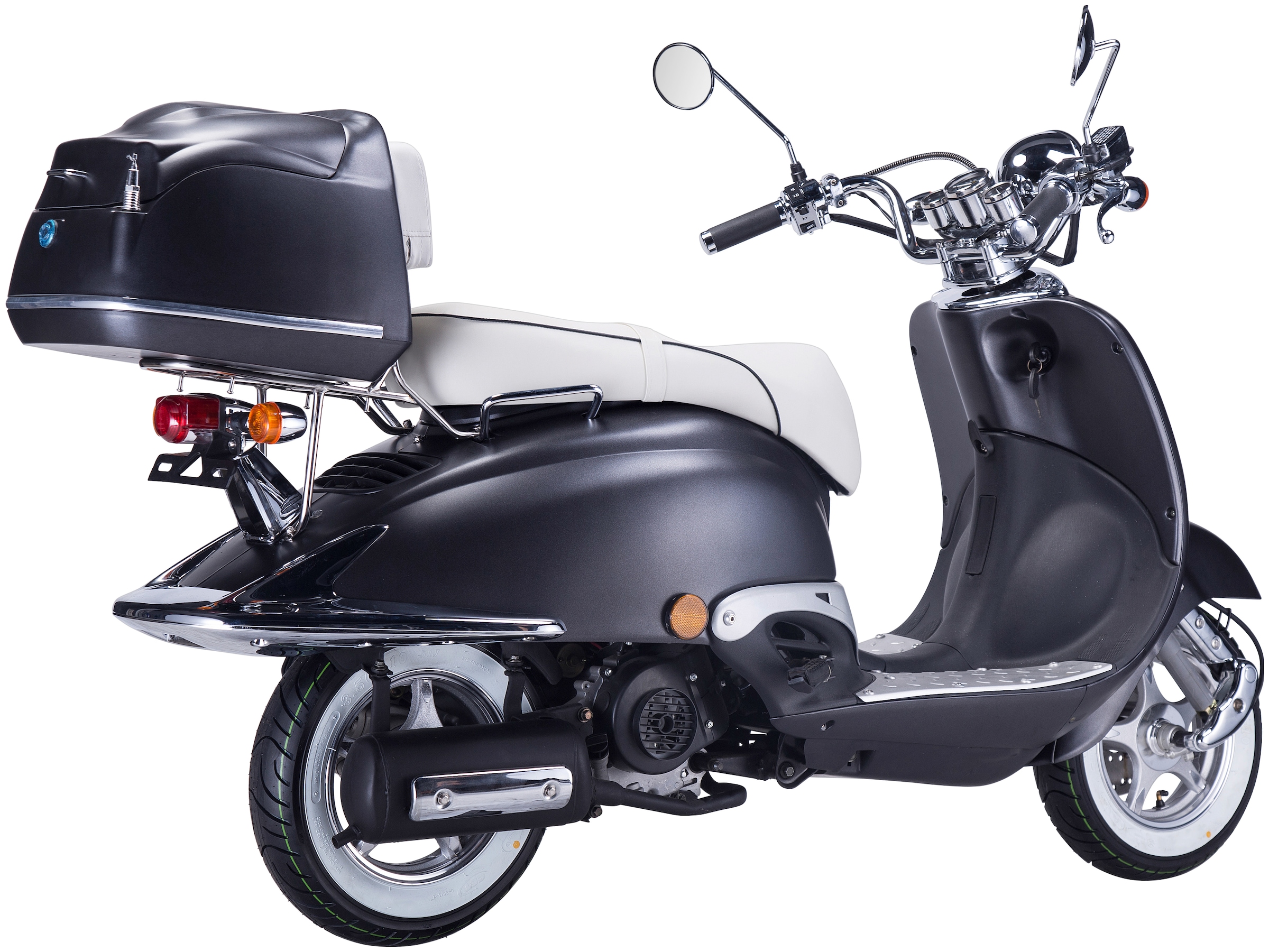 GT UNION Motorroller BAUR (Set), 125 85 Euro mit 8,6 »Strada«, | kaufen PS, Rechnung auf km/h, cm³, 5, Topcase