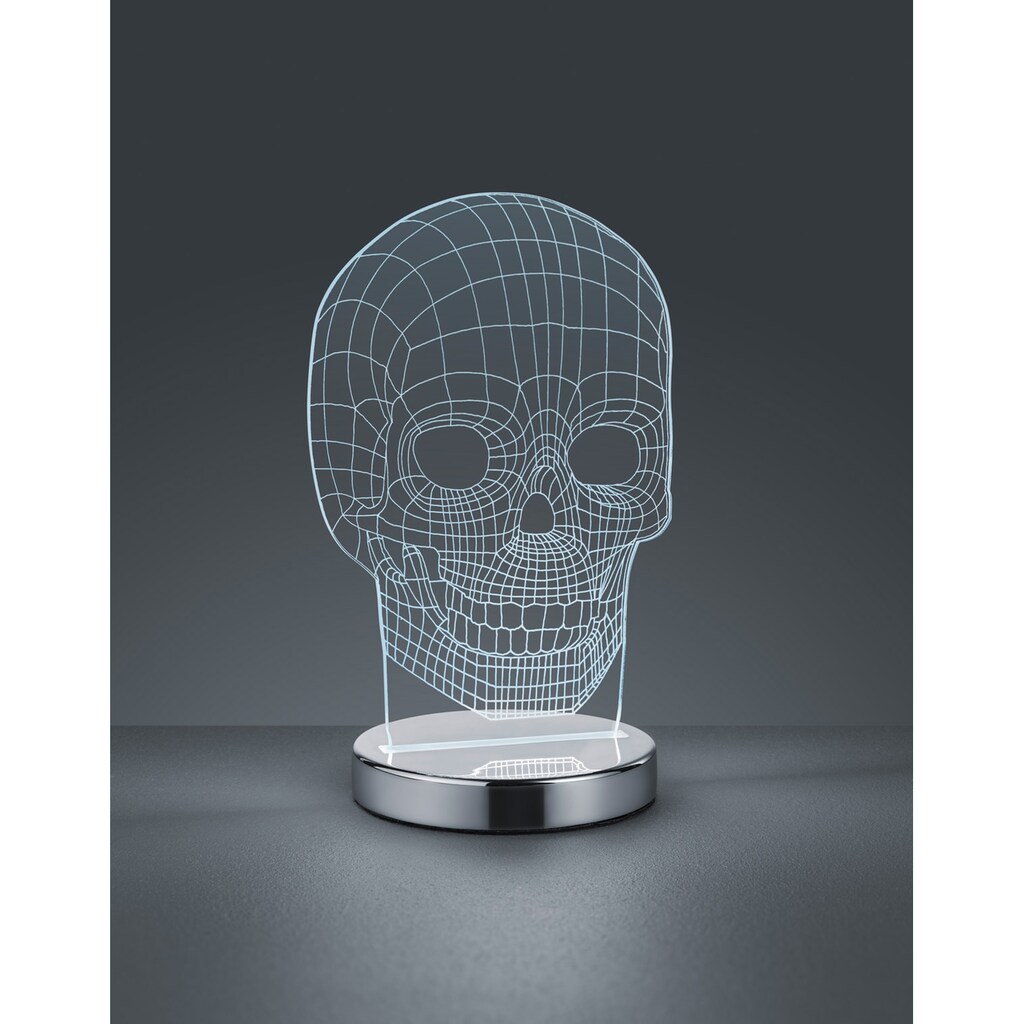 TRIO Leuchten LED Tischleuchte »Skull«, 1 flammig-flammig