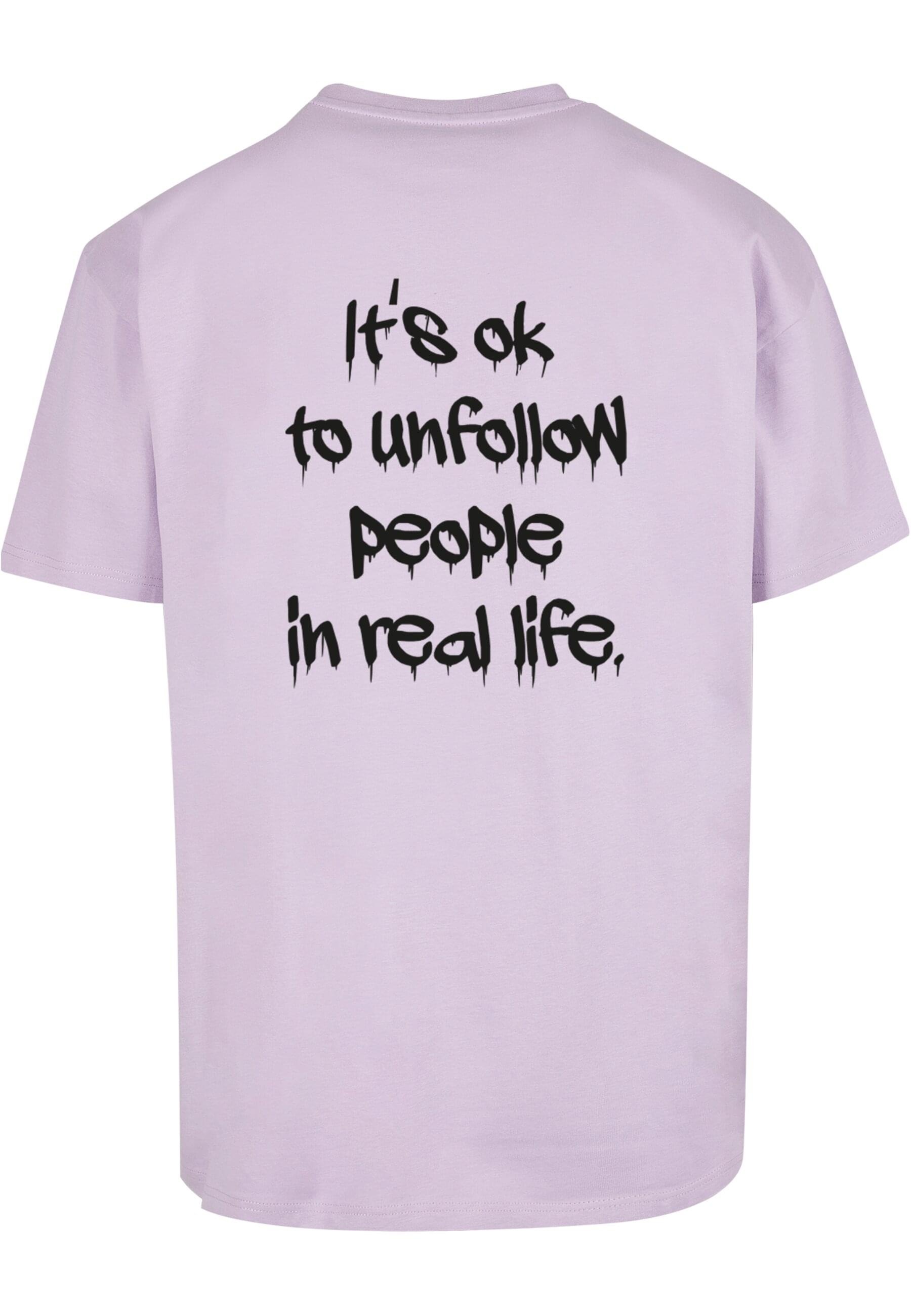 Merchcode T-Shirt "Merchcode Herren Unfollow front X Oversize Tee" 1 Stk. t günstig online kaufen