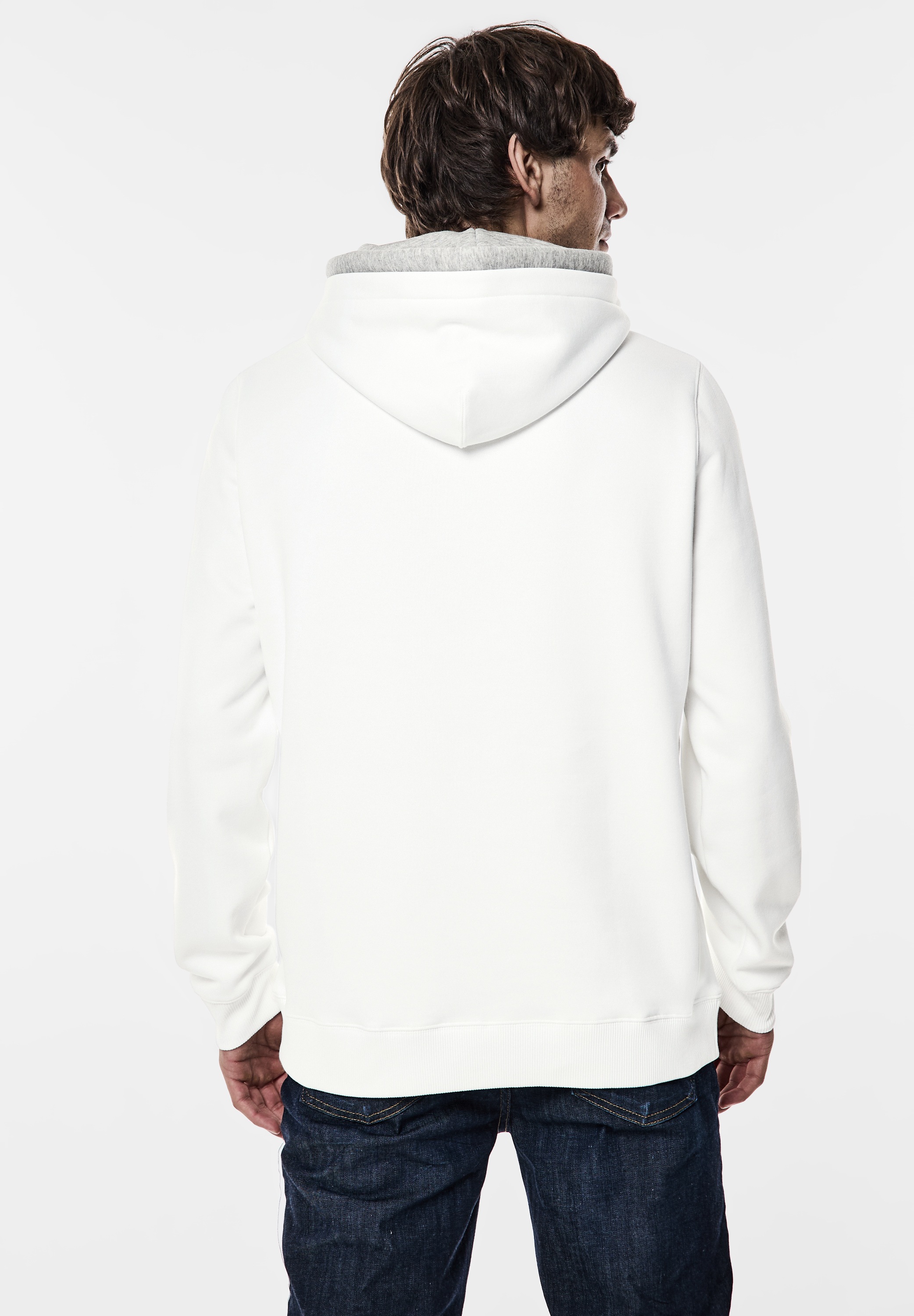 STREET ONE MEN Kapuzenpullover, mit Kapuze