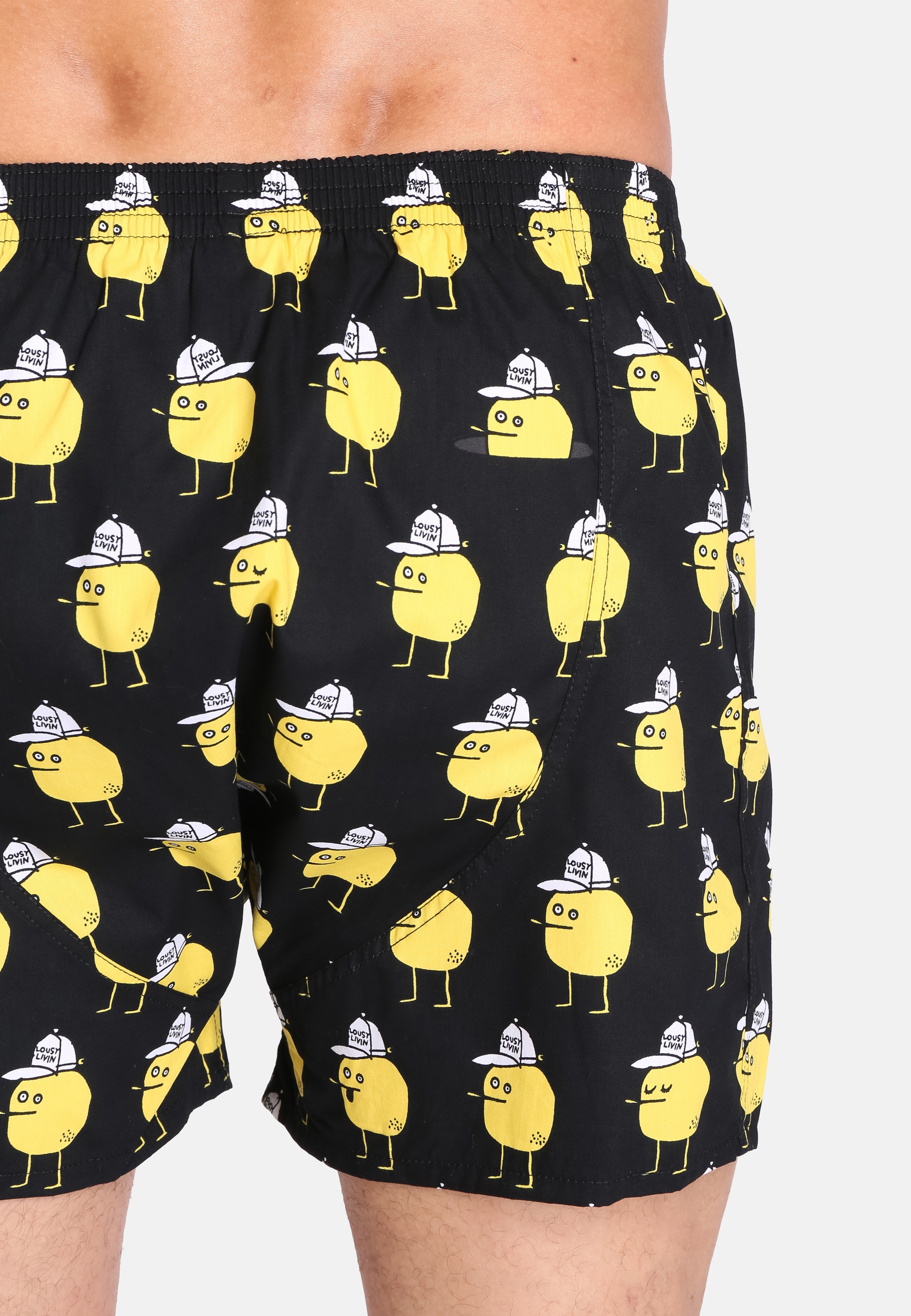 Lousy Livin Boxershorts »Toast Zitrone«, mit coolen Comic-Motiven