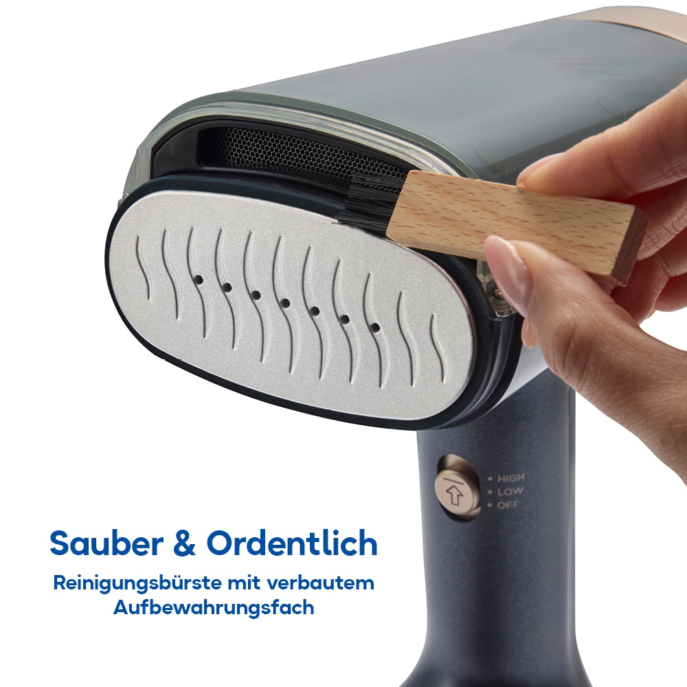 RUSSELL HOBBS Dampfbürste »28550-56 VacuSteam« 1400 W Dampfbürste, mit Keramik-Bügelsohle, 2-in-1 Design, 1.700 Watt