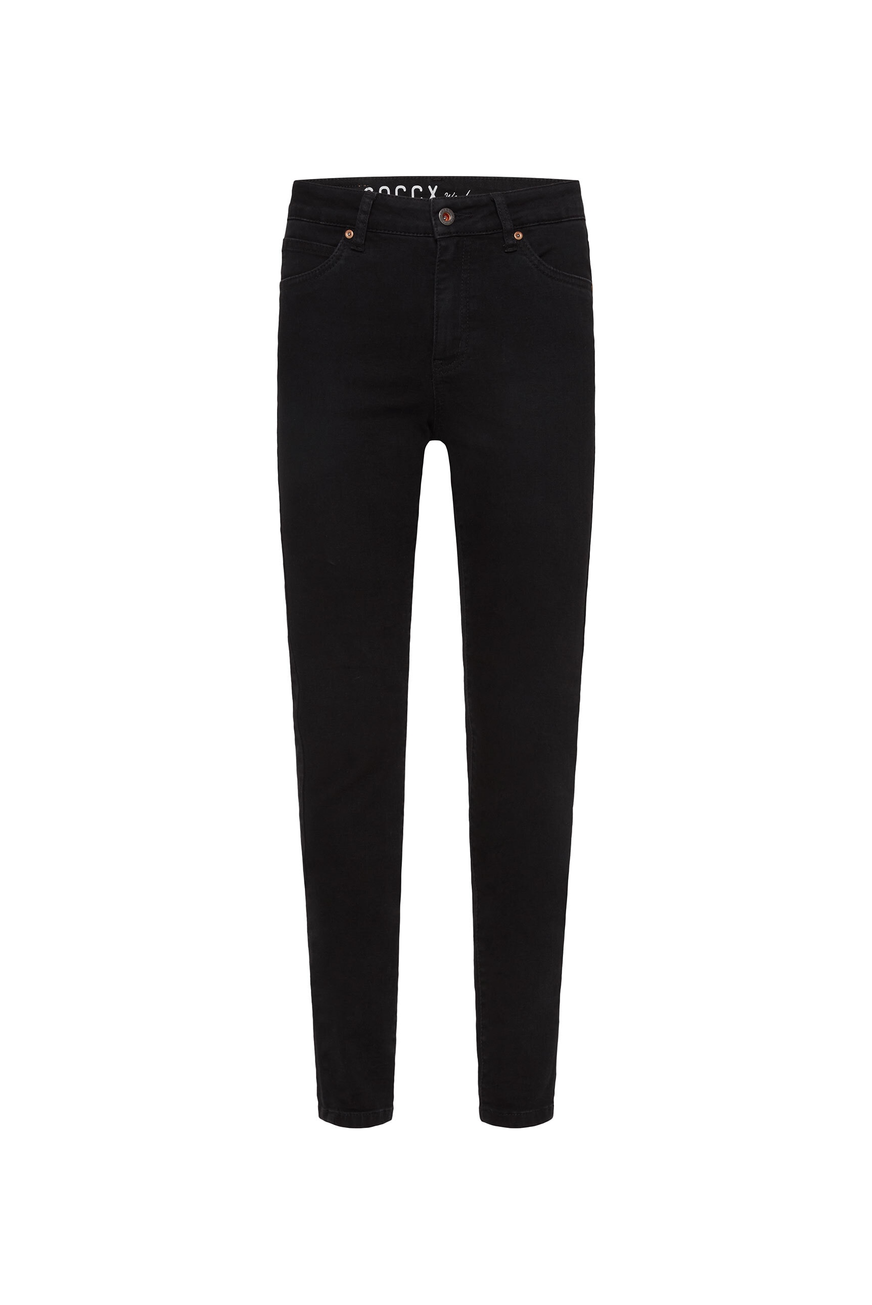 SOCCX Slim-fit-Jeans, mit verkürztem Bein