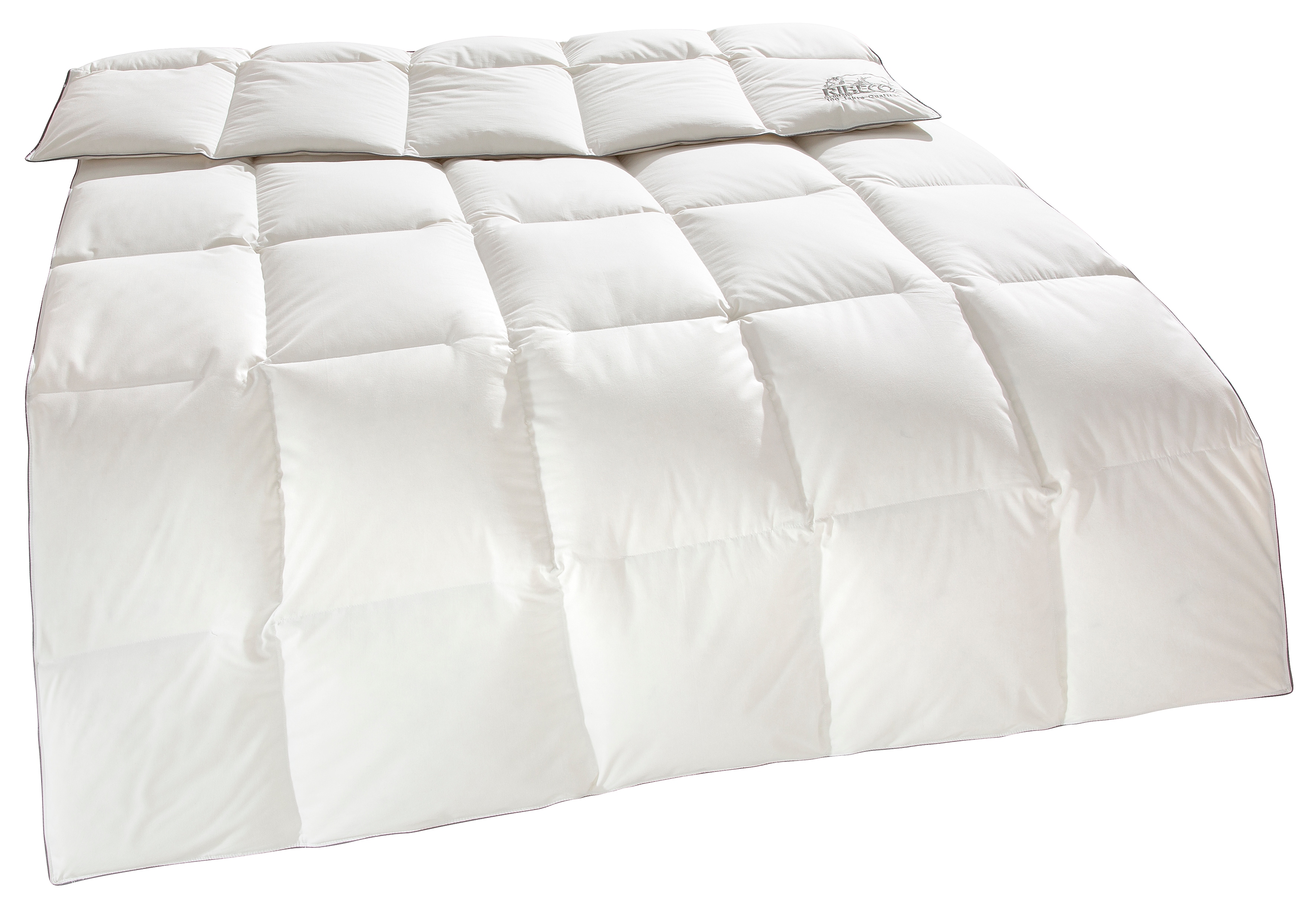 RIBECO Daunenbettdecke "Eve Bettdecke in 135x200 und 155x220cm und weiteren Größen" normal Füllung 90Daunen10Federn 1 Stk. tlg. Topseller, Daunen und Federn, Daunendecke, Federdecke, Made in Germany