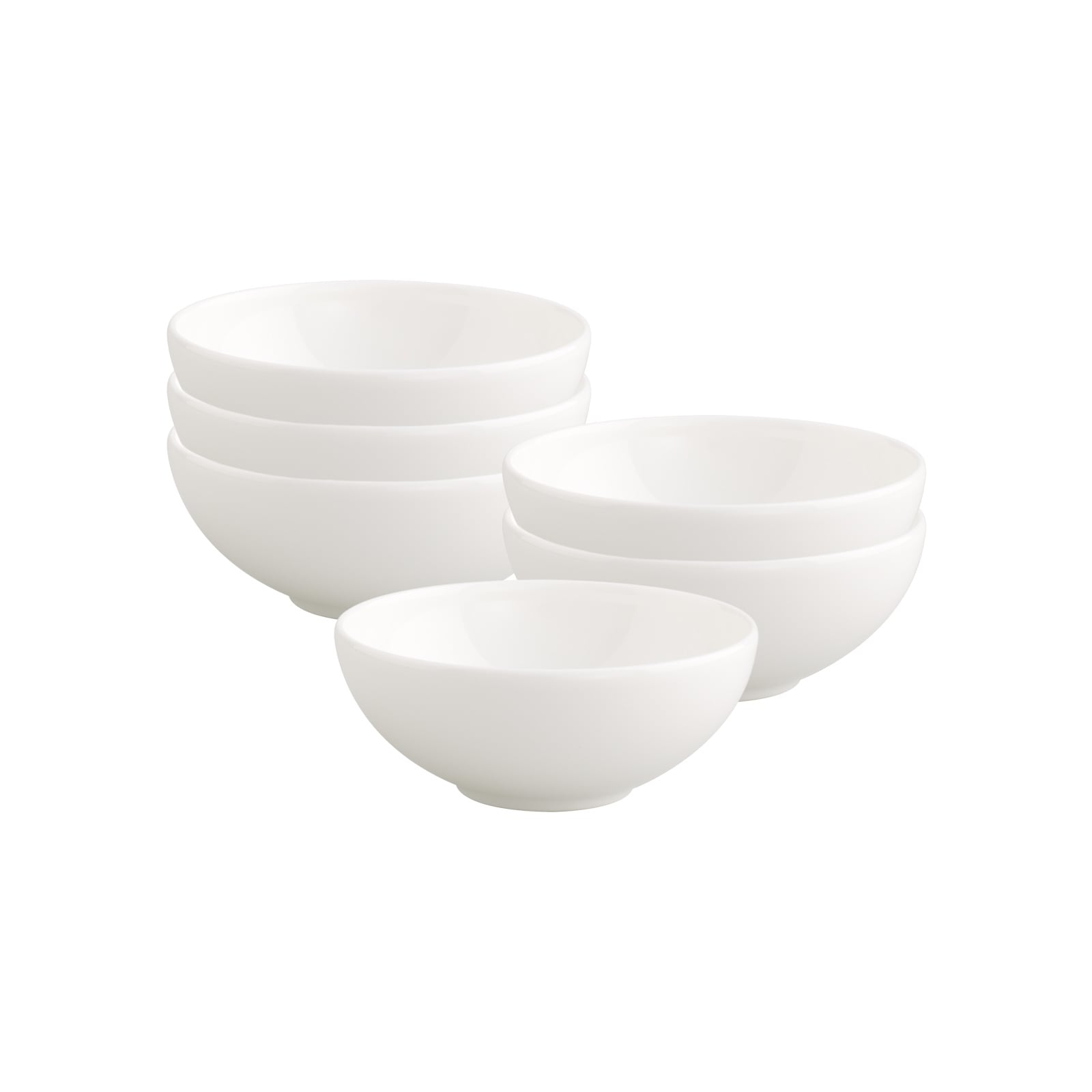 Villeroy & Boch Dipschale "Dipschalen Royal ø 9,2 cm 6er Set weiß" 6 Spülmaschinenfest, Mikrowellensicher