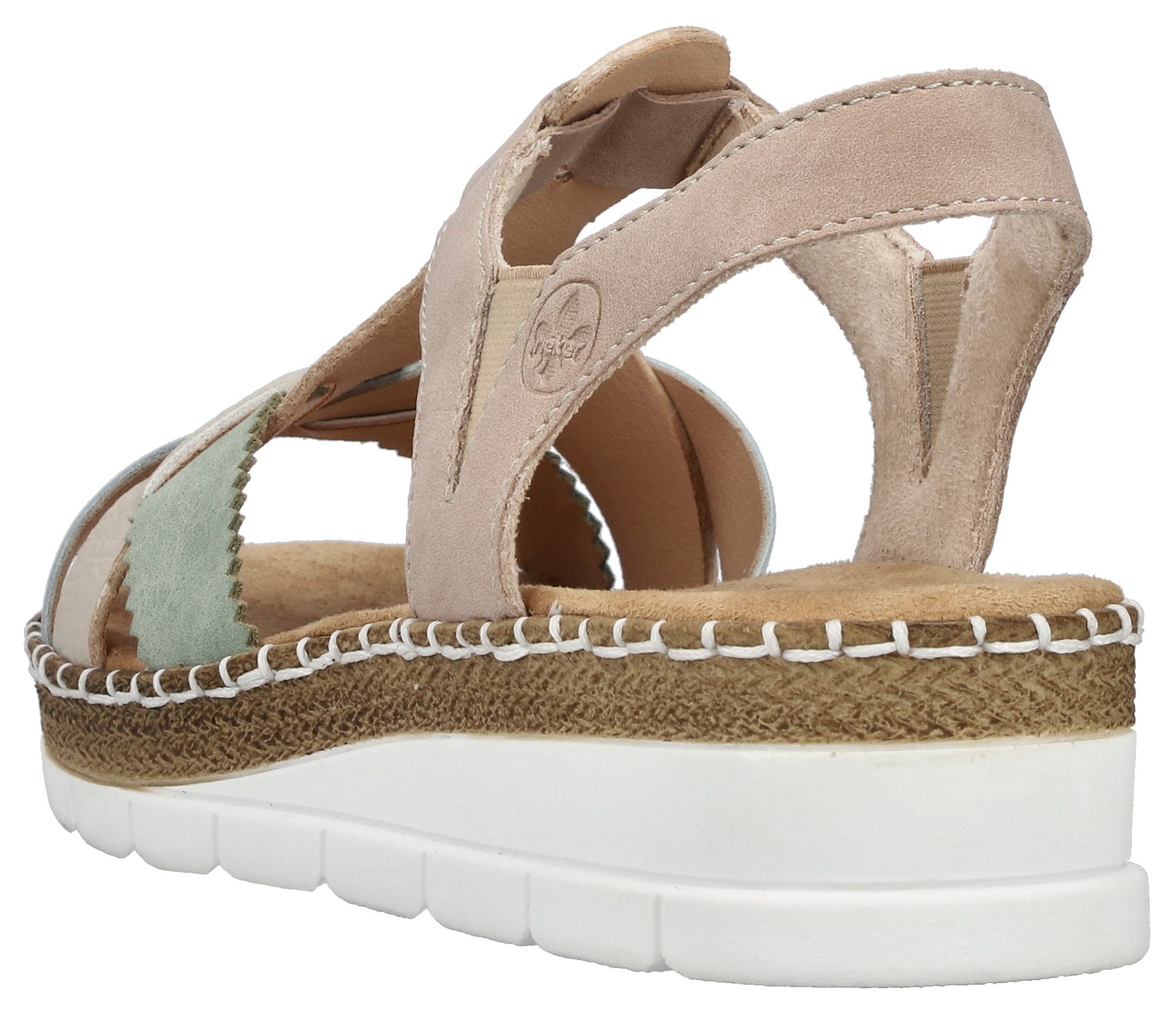 Rieker Sandale Sommerschuh, Keilsandalette, Schlupfschuh mit Gummizug günstig online kaufen