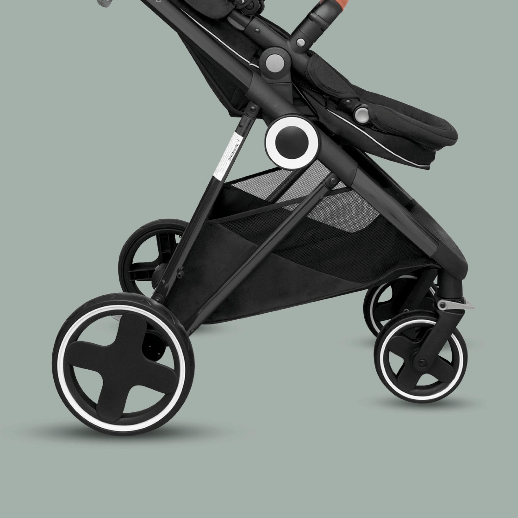 BabyGo Kombi-Kinderwagen »Halime 3in1«, inklusive Babywanne, Babyschale, Regenhaube & Wickeltasche