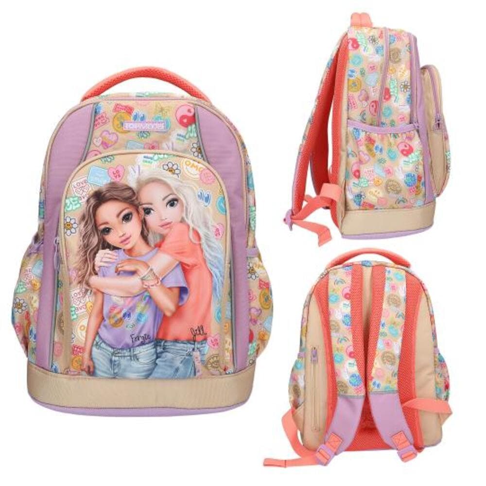 Depesche Rucksack »Schulrucksack GIRL POWER TOPModel 21 x 34 x 44 cm bunt«