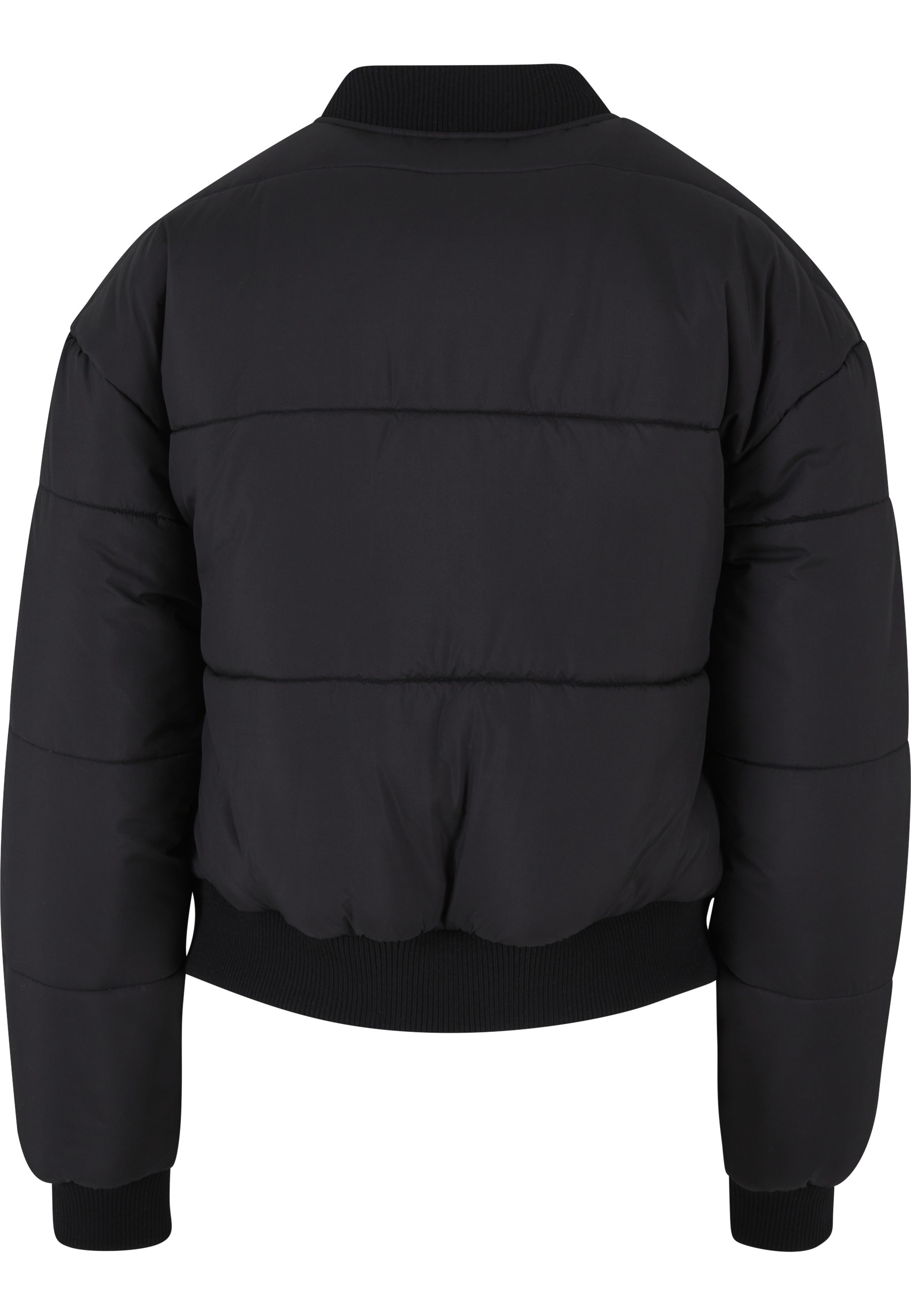 URBAN CLASSICS Winterjacke »Urban Classics Damen Ladies Puffer Blouson« 1 Stk. tlg. ohne Kapuze
