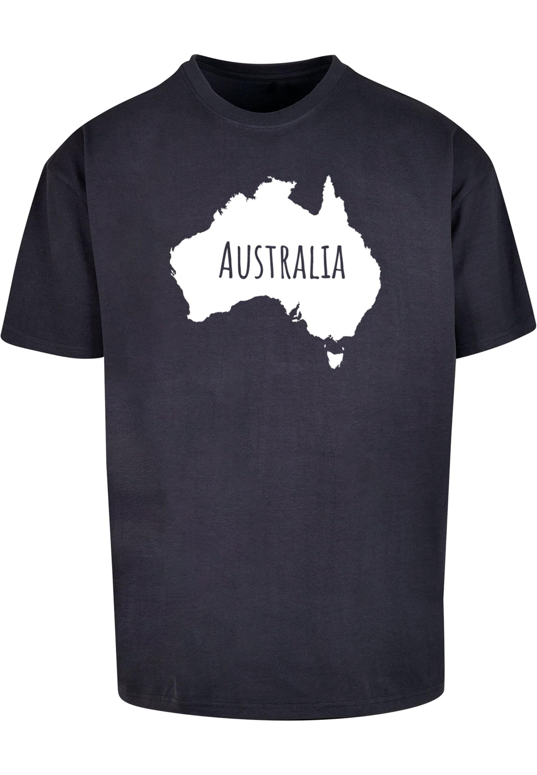 T-Shirt »Merchcode Herren Australia X Heavy Oversize Tee-BY102«, (1 tlg.)