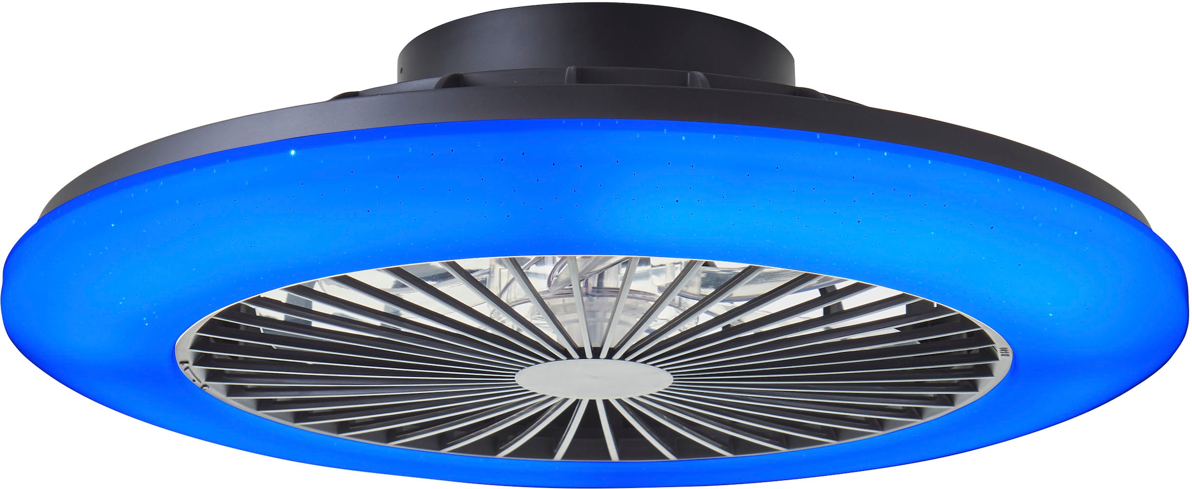 Brilliant LED Deckenleuchte »Salerno« 1 Stk. RGB | warmweiß - kaltweiß Ventilator, 49 cm, digitales RGB, CCT, 4700 lm, dimmbar, 3000-6500 K