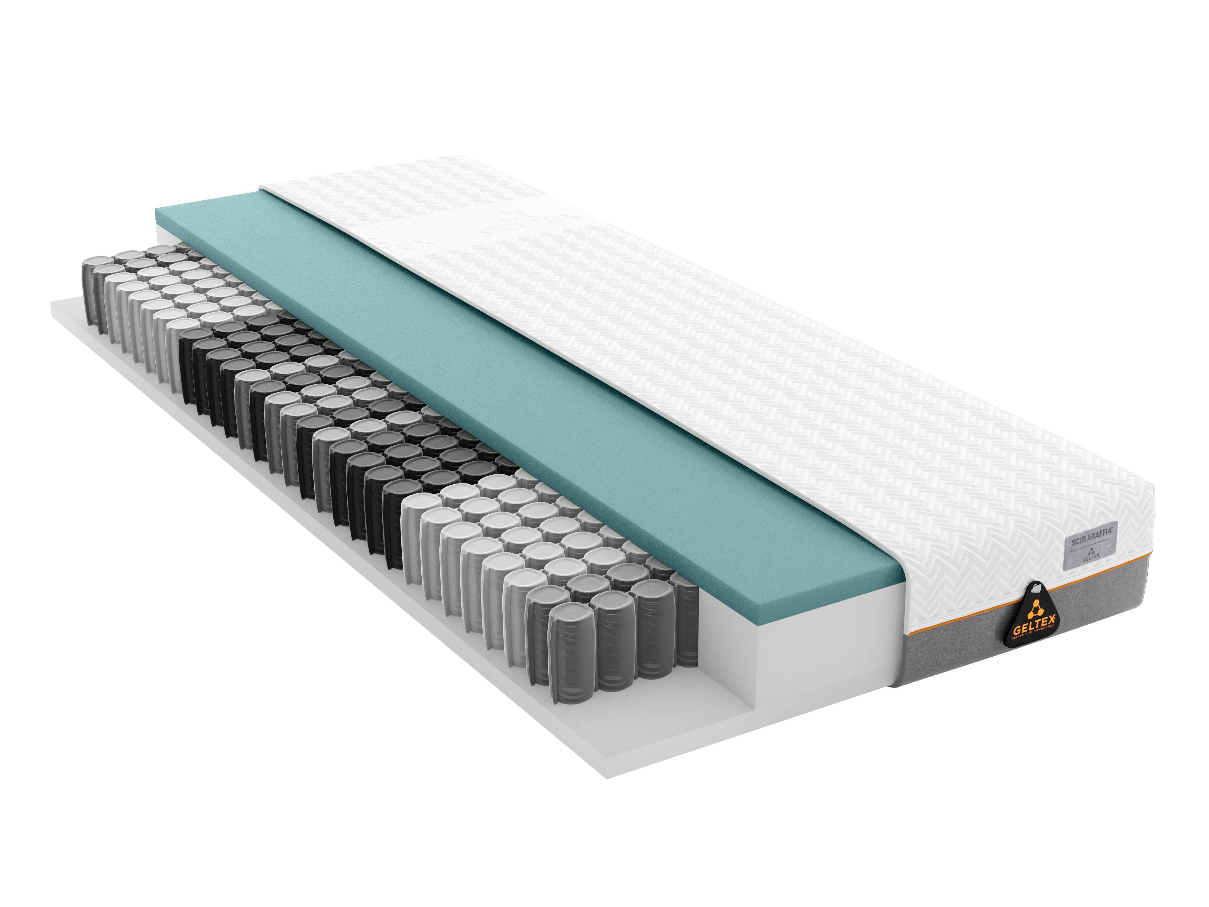 Schlaraffia Taschenfederkernmatratze "GELTEX Quantum Touch Next 200 TFK," 20 cm hoch Raumgewicht: 43 kg/m³ 420 Federn 1 Stk. tlg. in Größe 90x200 und weiteren Größen