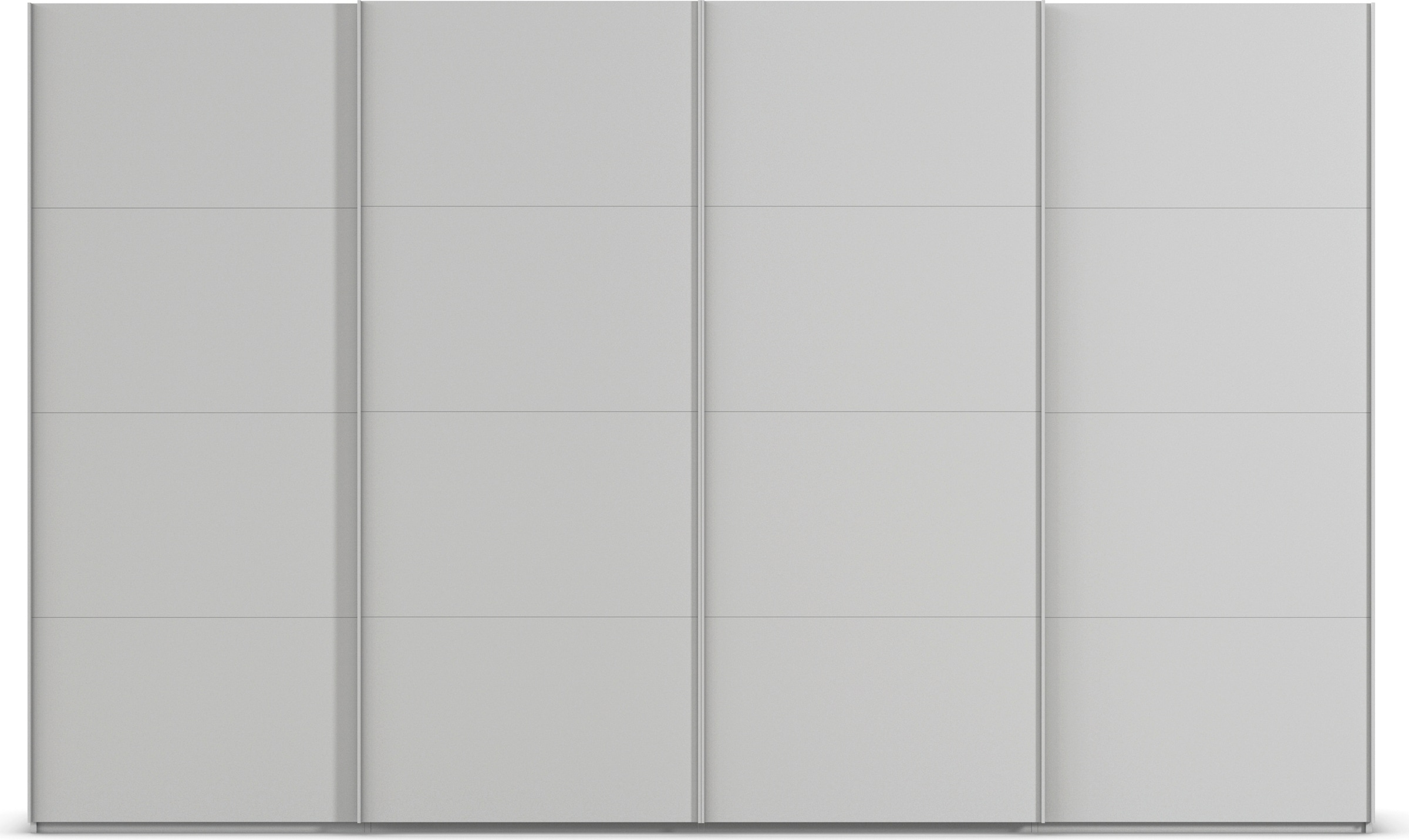 rauch Schwebetürenschrank »Kleiderschrank Schrank Garderobe Schlafzimmerschrank SCALE-FYRA«, edle viergeteilte Türen viele Farben und Griff-Farben MADE IN GERMANY