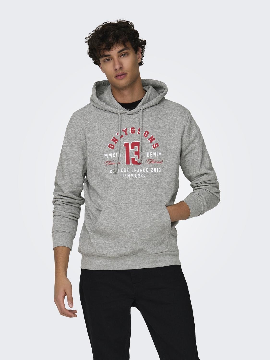 ONLY & SONS Kapuzensweatshirt "ONSLENNY REG VINTAGE PRINT HOOD SWEAT" günstig online kaufen